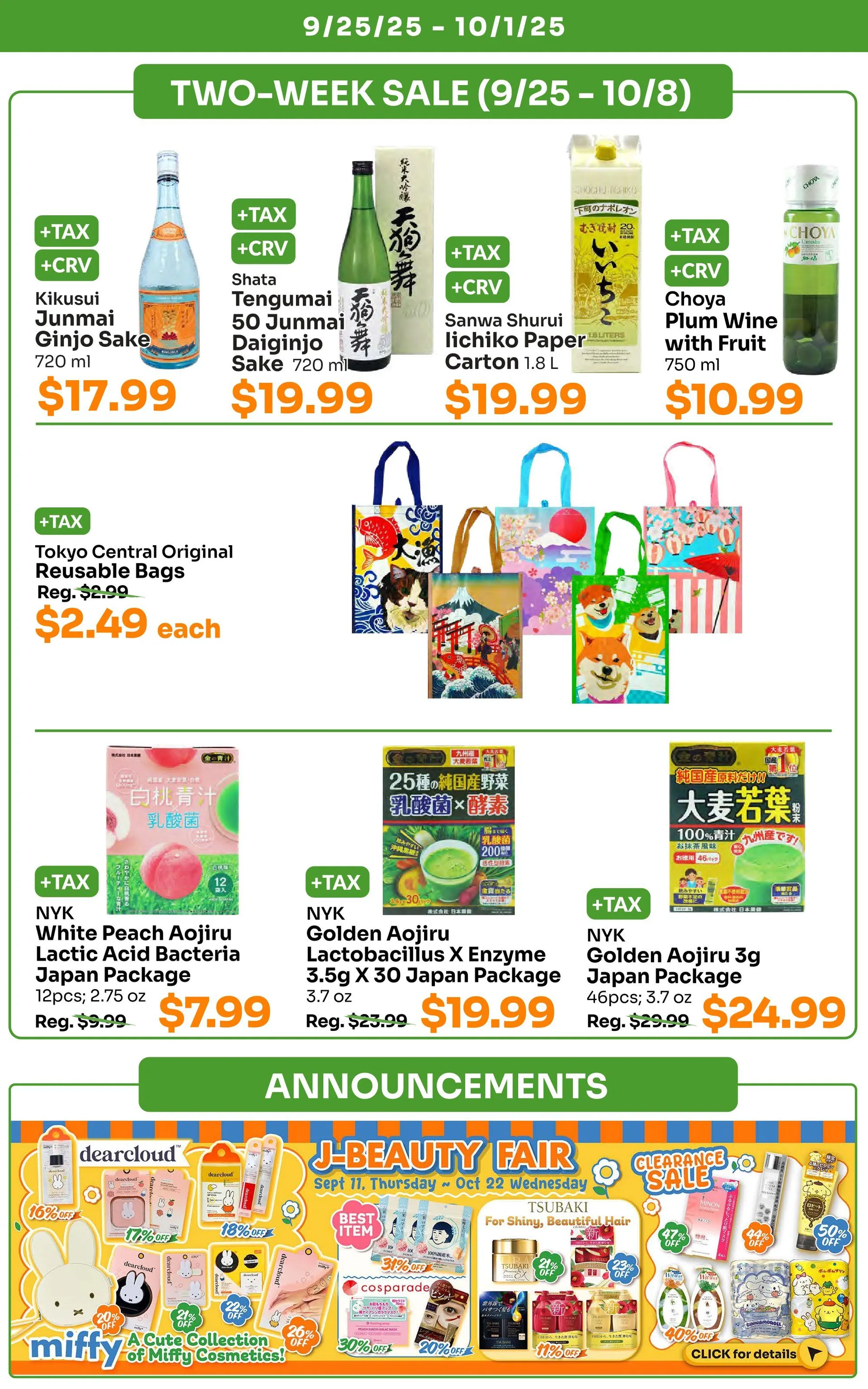 Weekly ad Tokyo Central Specialty Market Sales from September 25 to October 1 2025 - Page 5