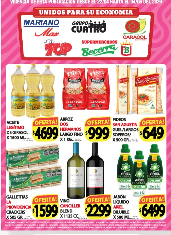 Ofertas de  Mariano Max Ofertas 22 de abril al 4 de mayo 2026 - Página 1 del catálogo