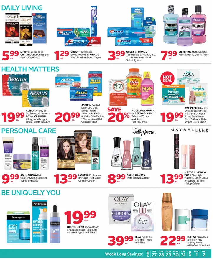 Rexall Sales from March 27 to April 2 2026 - flyer page 3