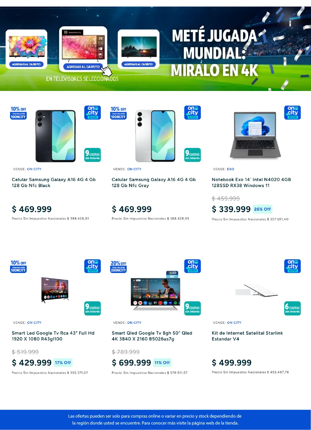 Ofertas de  On City Ofertas 17 de abril al 30 de abril 2026 - Página 4 del catálogo