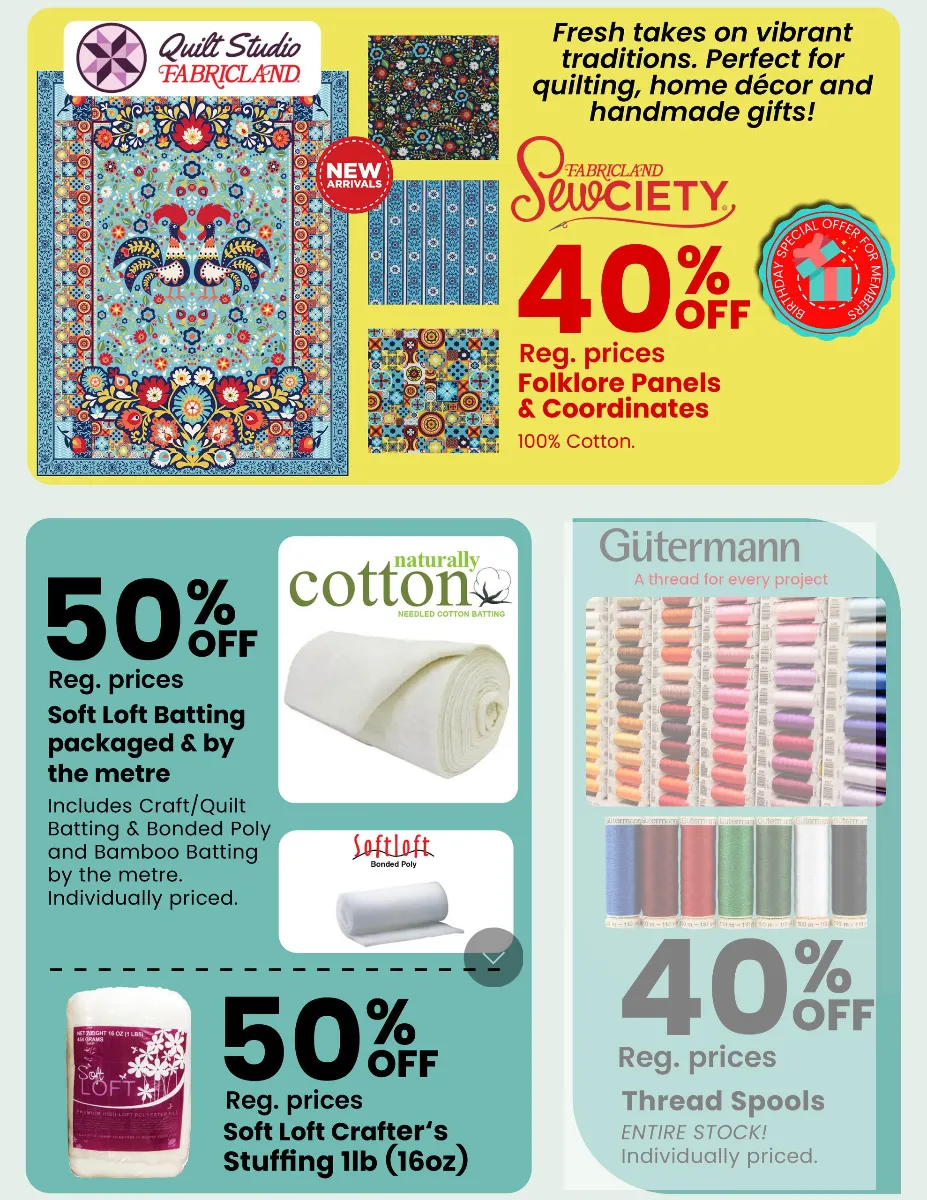 Fabricland Sales from April 1 to April 30 2026 - flyer page 5