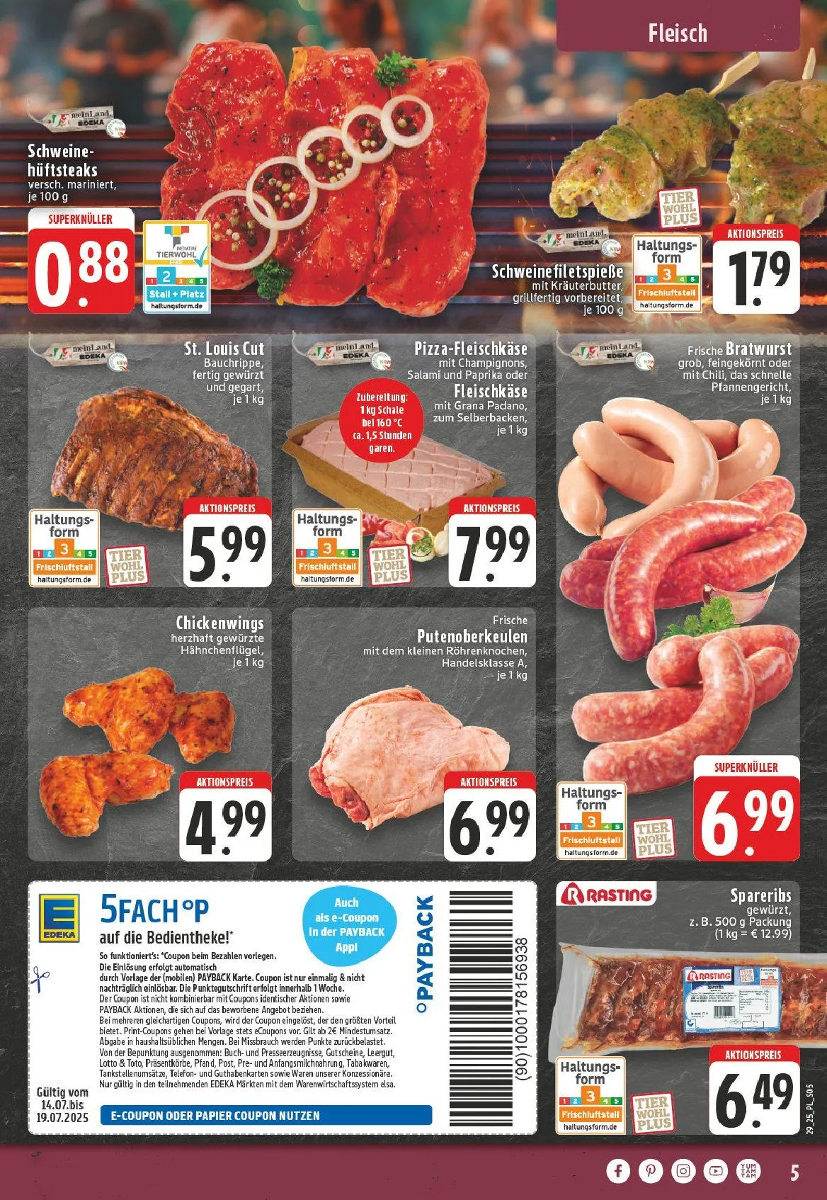 Edeka Prospekte - Aktuelle Angebote von 13. Juli bis 18. Juli 2025 - Prospekt seite 5