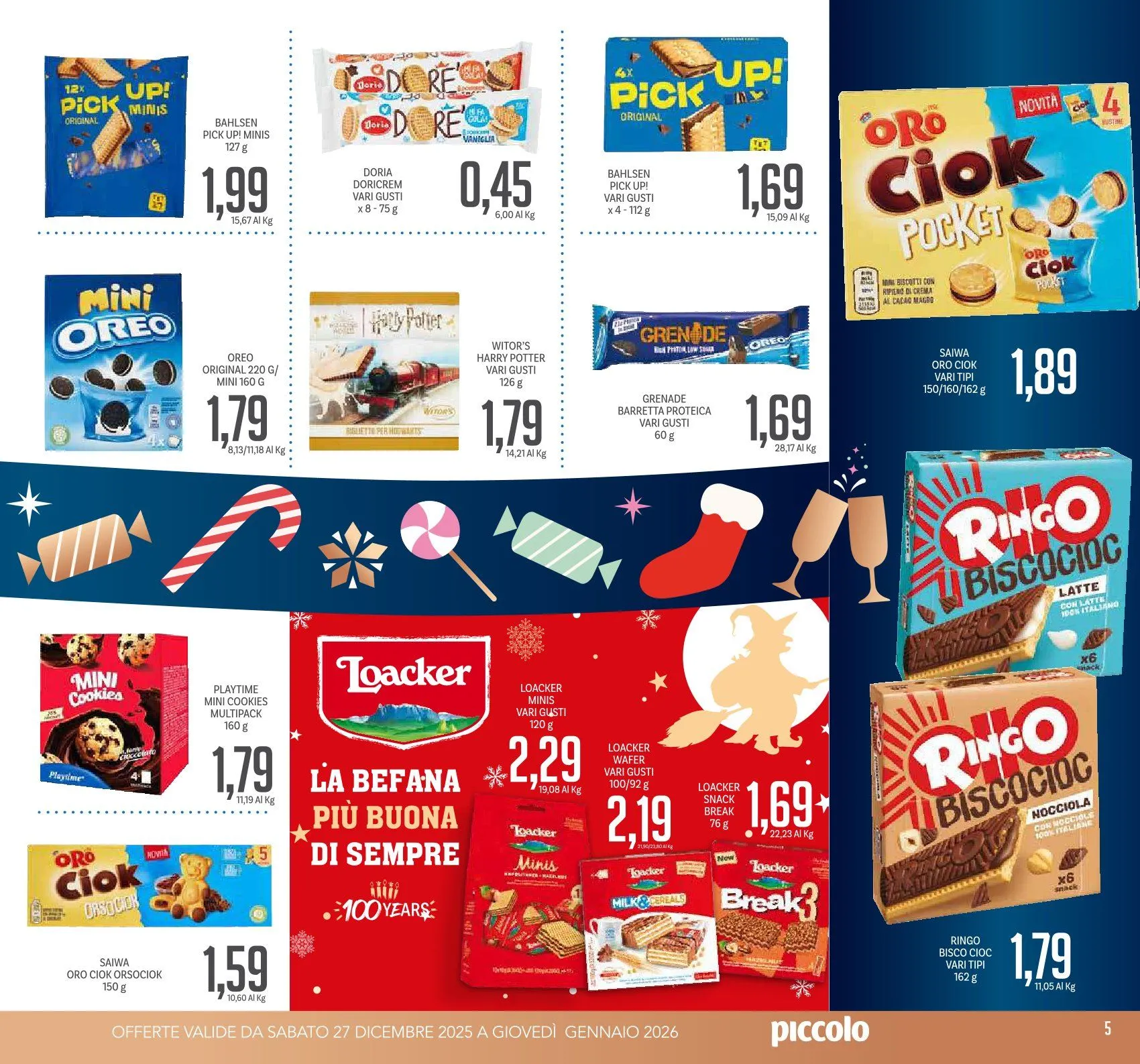 }Volantini Piccolo da 27 dicembre a 8 gennaio di 2026 - Pagina del volantino 5