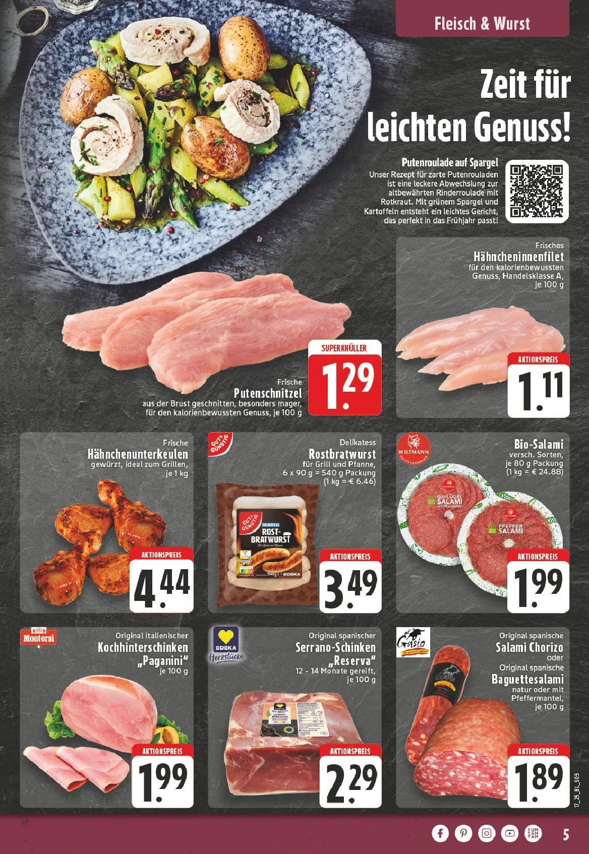Edeka Prospekt von 21. April bis 26. April 2025 - Prospekt seite 5