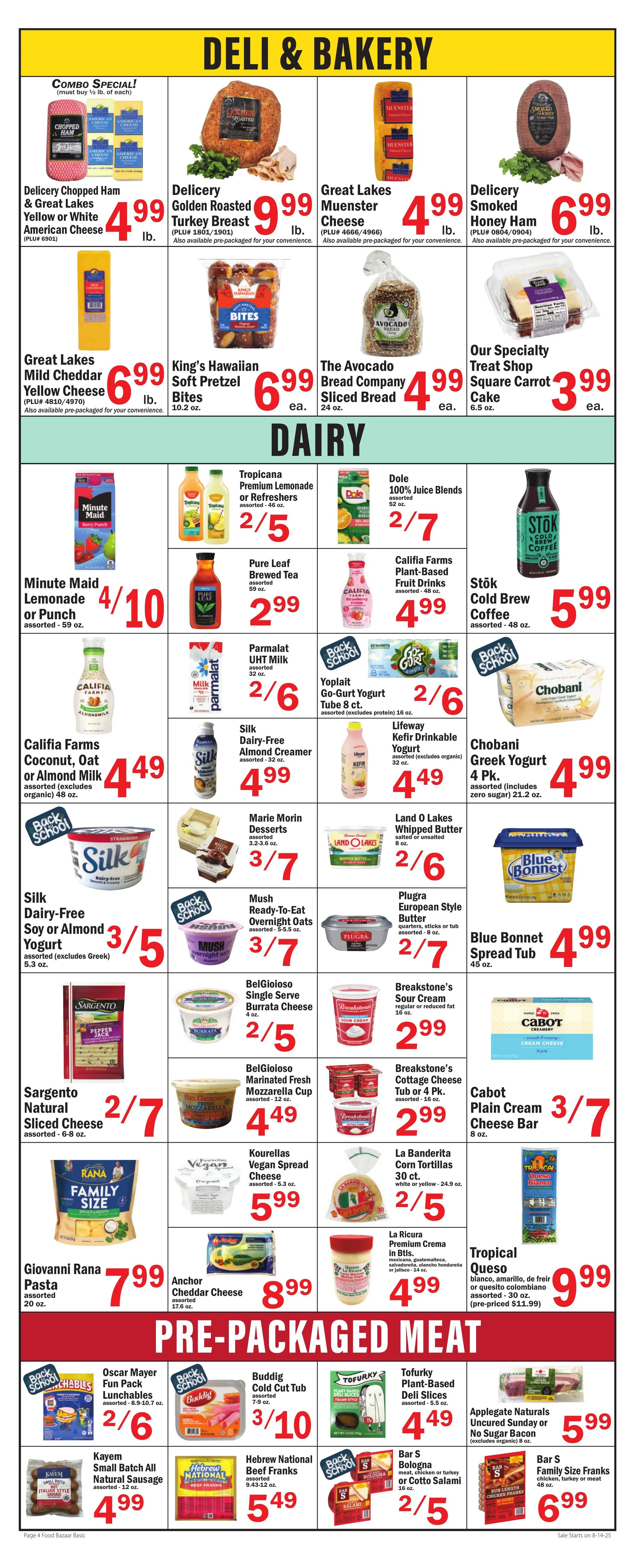 Weekly ad Food Bazaar Sales from August 14 to August 20 2025 - Page 4