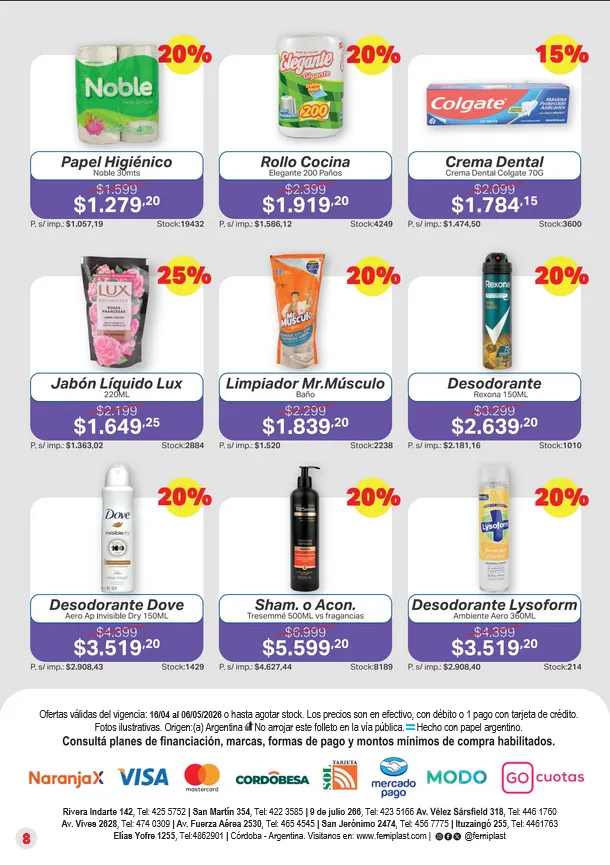 Ofertas de Ofertas Ferniplast 16 de abril al 6 de mayo 2026 - Página 5 del catálogo