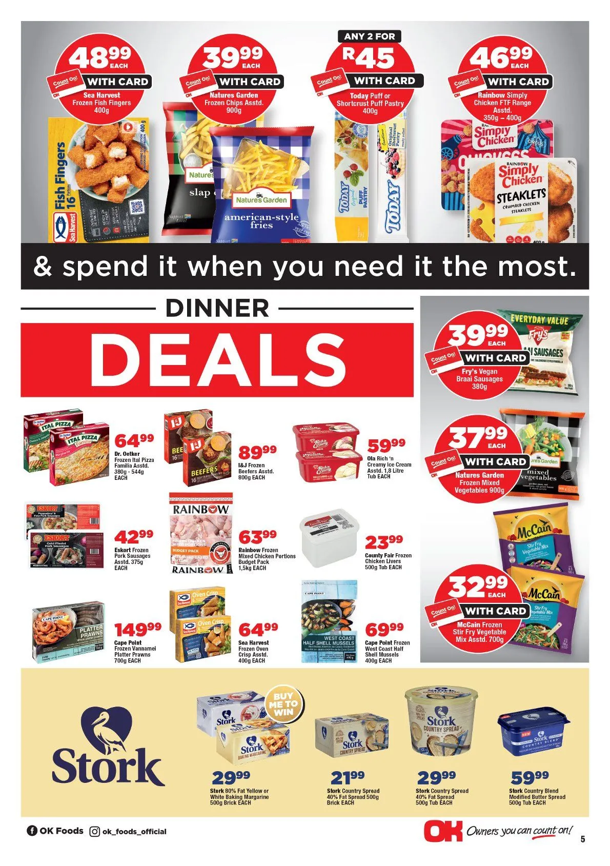 OK Foods Sales from 25 August to 7 September 2025 - Catalogue Page 5