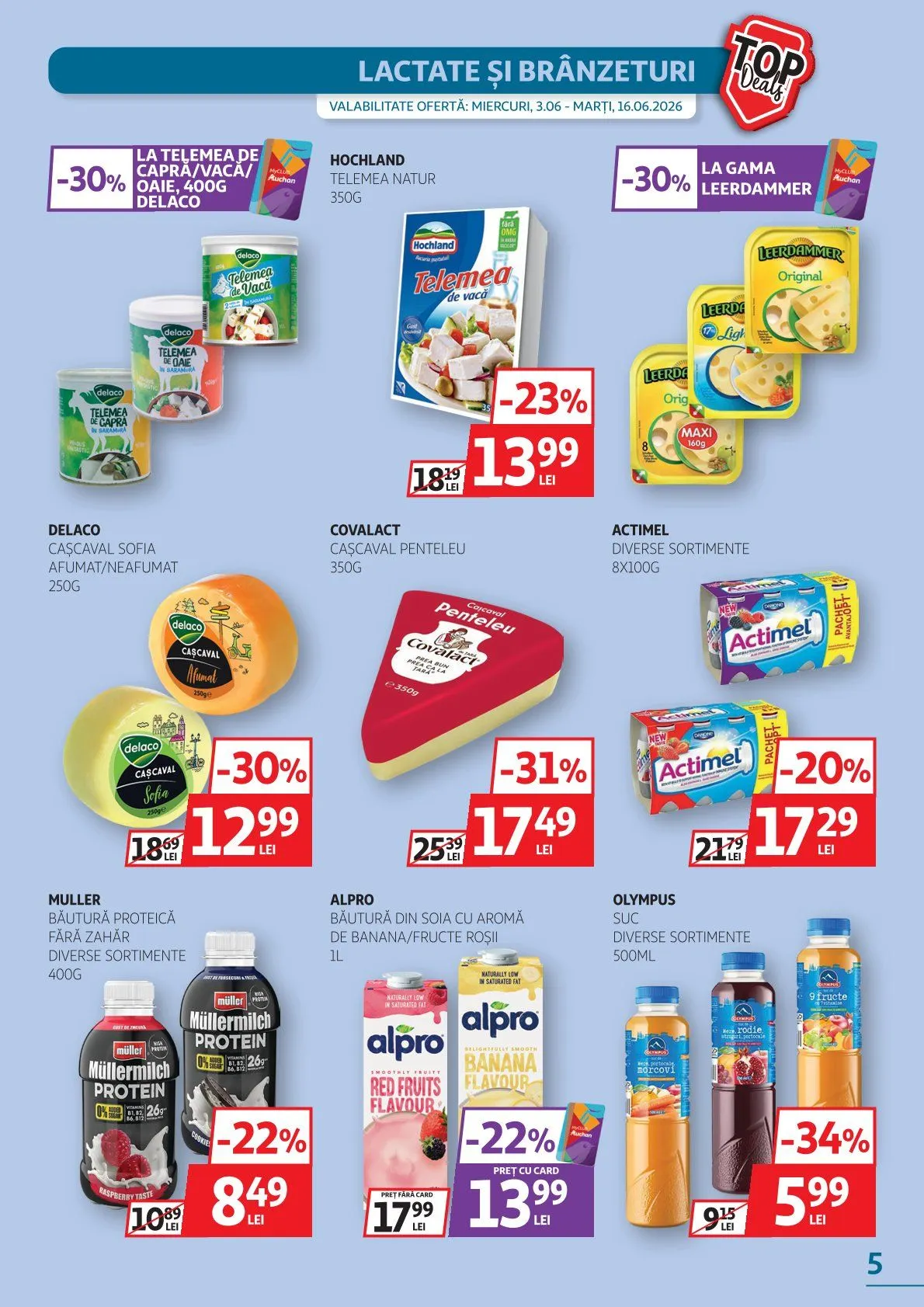 Catalog Auchan  de la 3 iunie până la 16 iunie 2026 - Revista Pagina 5