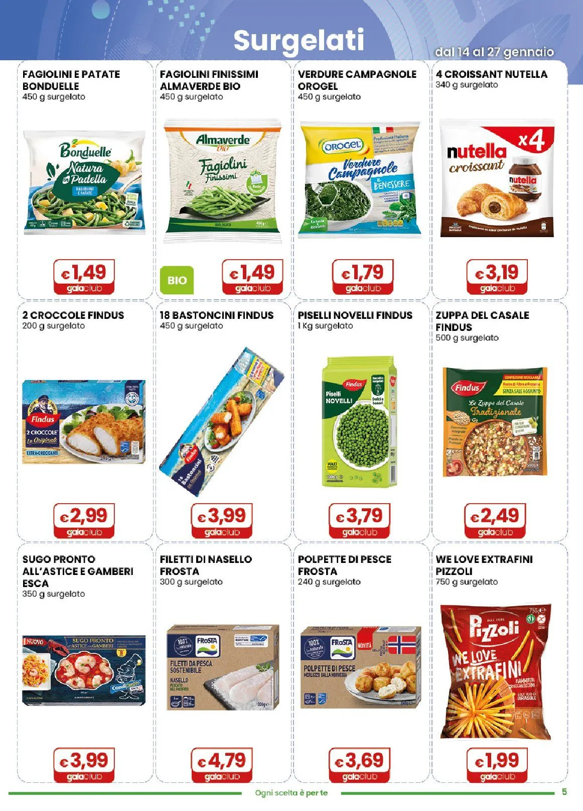  Volantini Gala Supermercati da 14 gennaio a 27 gennaio di 2026 - Pagina del volantino 5