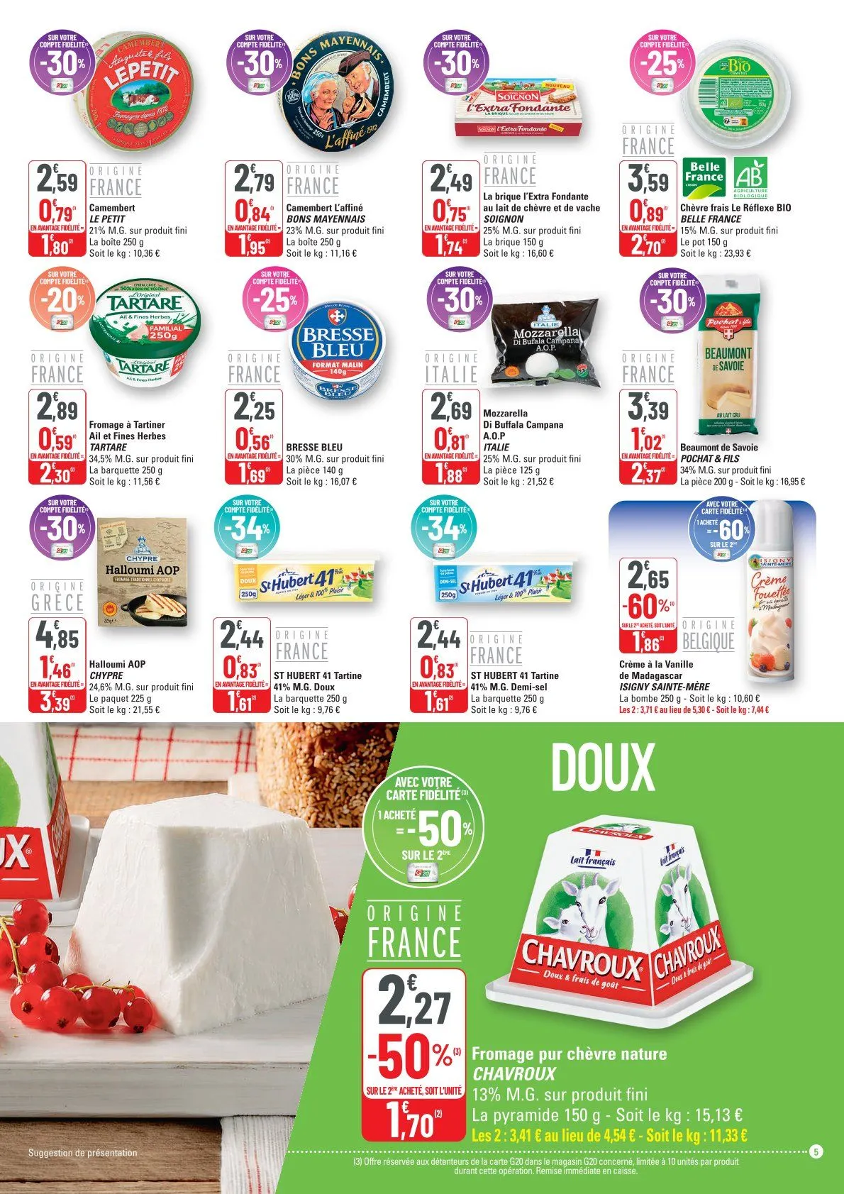 G20 Supermarchés Catalogue du 17 juin au 28 juin 2026 - Catalogue page 5