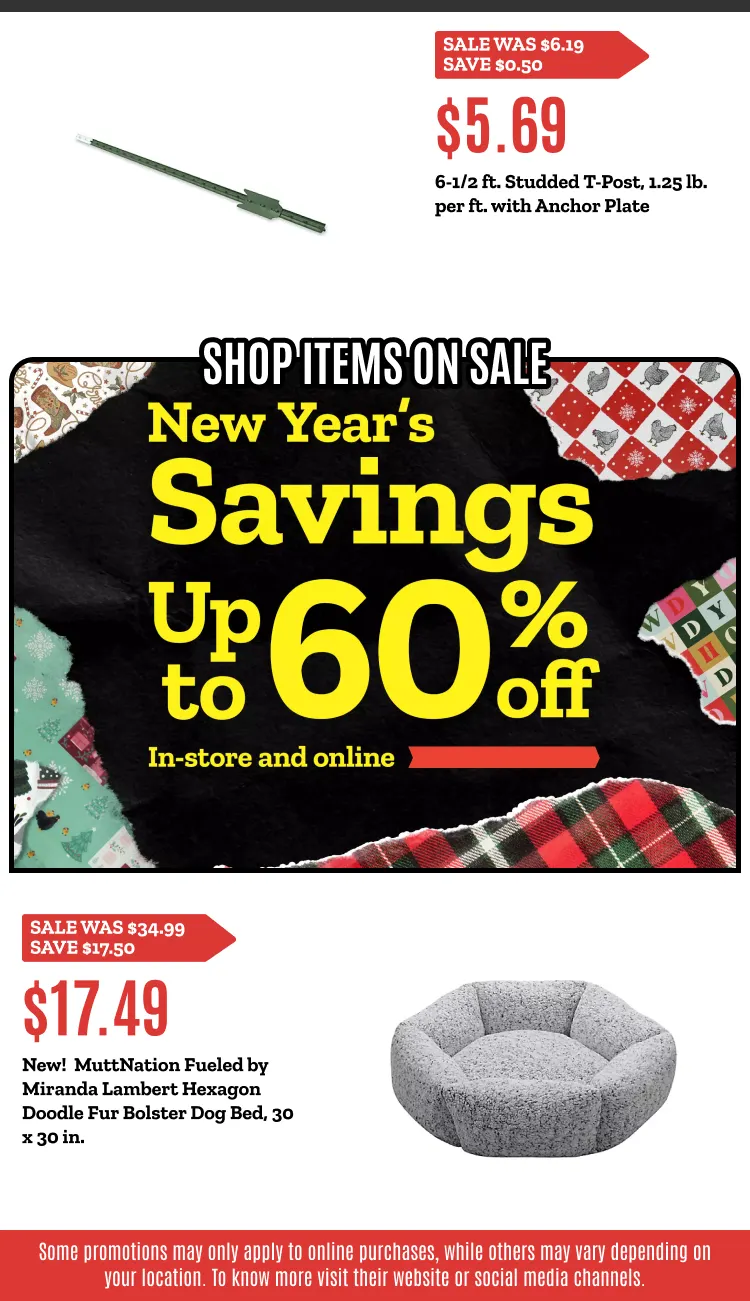Weekly ad Tractor Supply Co. Sales from December 30 to January 18 2026 - Page 5