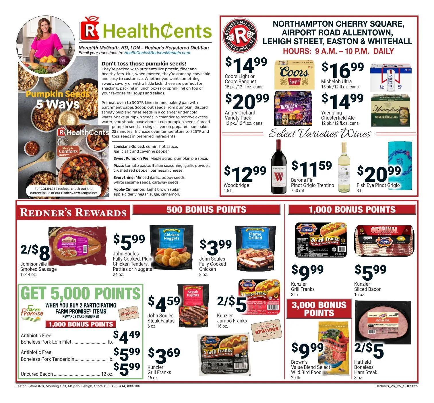 Weekly ad Redner's Market Sales from October 16 to October 22 2025 - Page 5
