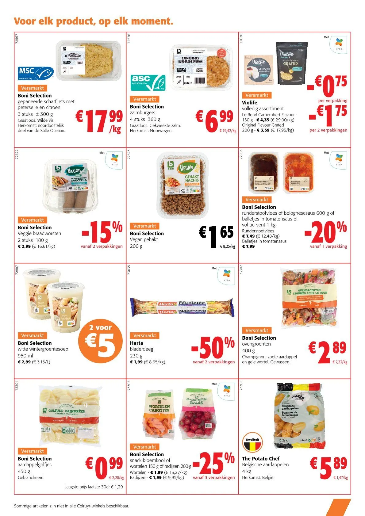 Speciale promoties van Colruyt van 2 januari tot 14 januari 2025 - folder pagina 5