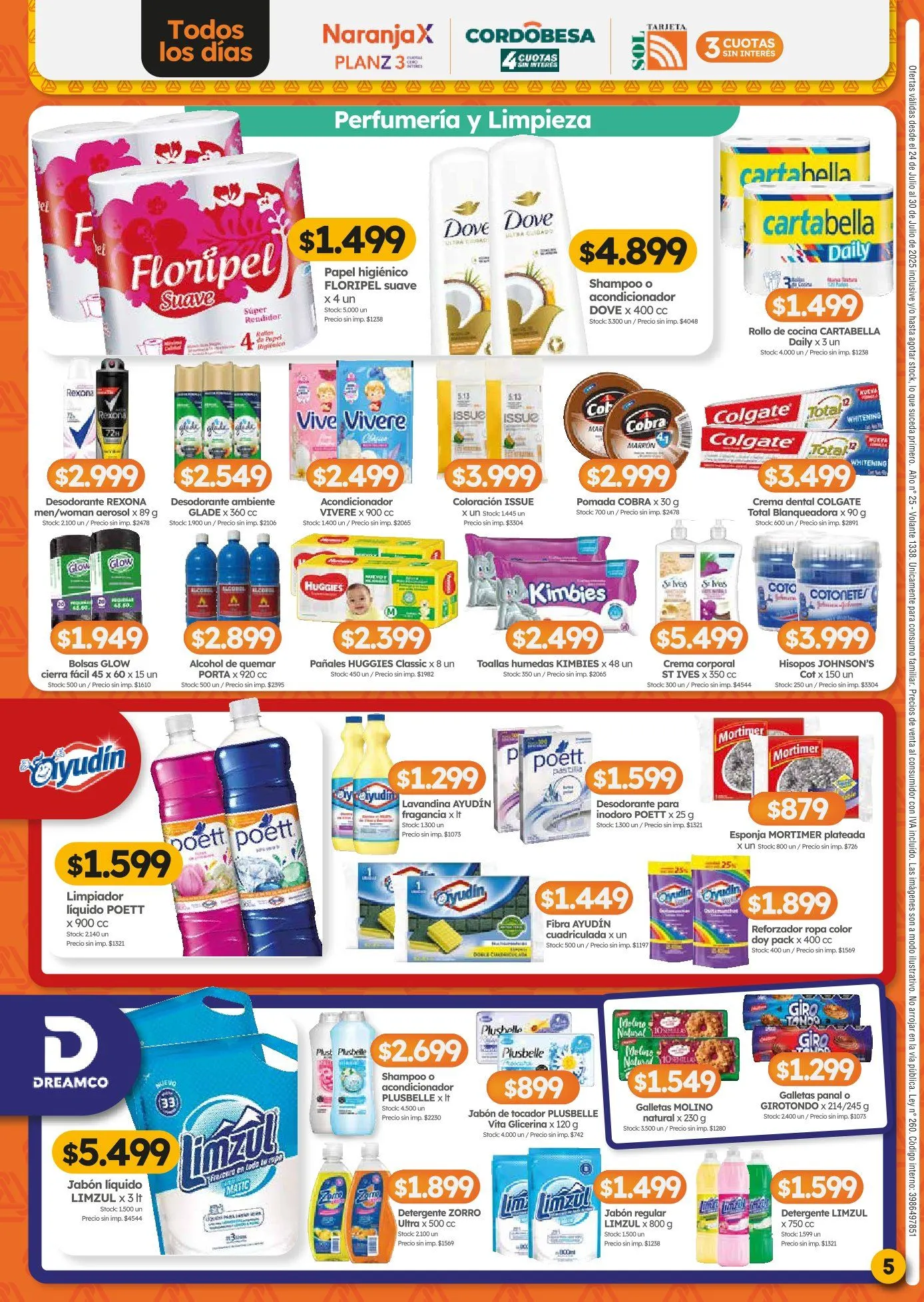 Ofertas de Ofertas Cordiez - Últimos catálogos 24 de julio al 30 de julio 2025 - Página 5 del catálogo