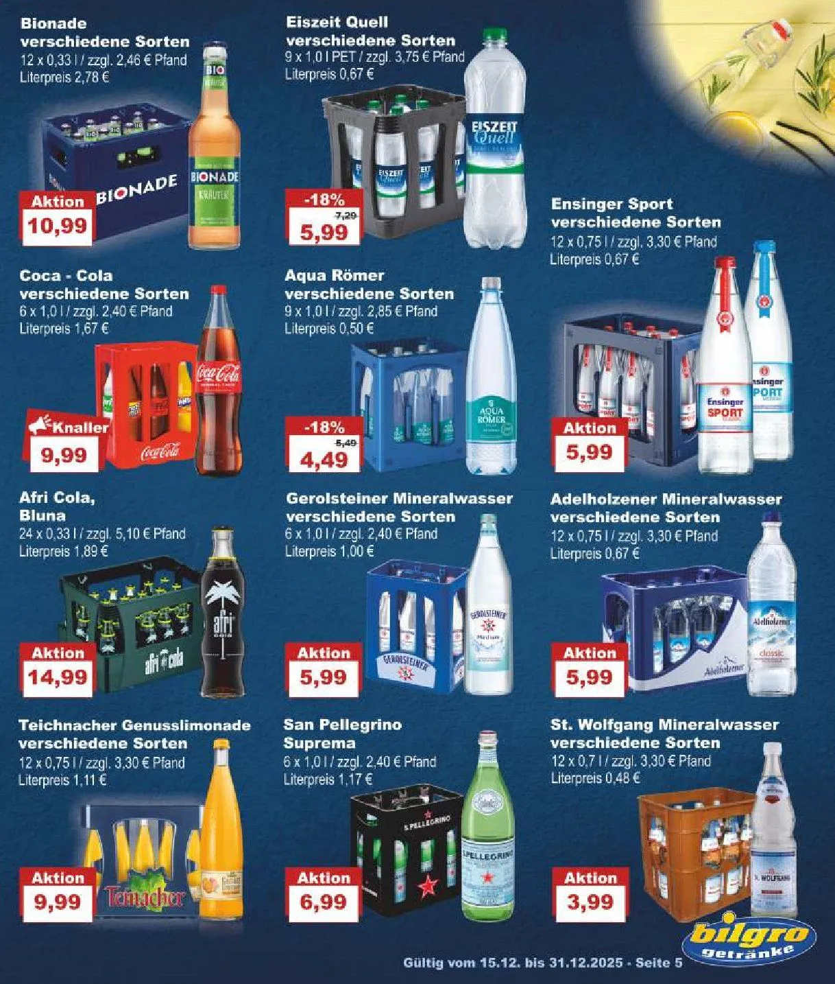 Bilgro Angebote von 16. Dezember bis 31. Dezember 2025 - Prospekt seite 5
