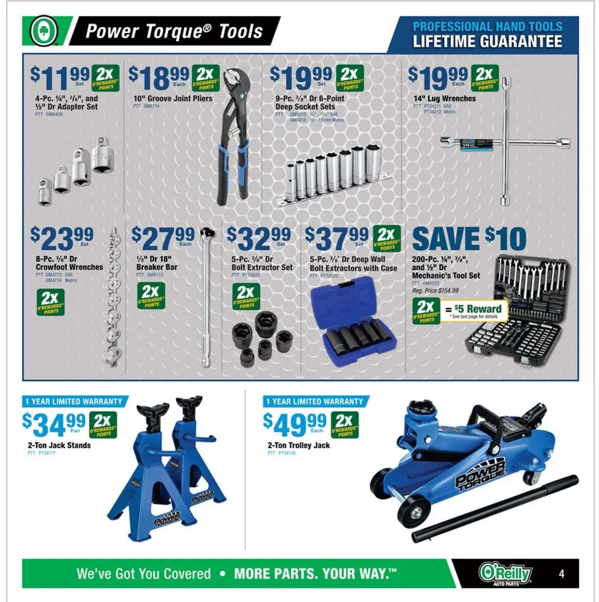 Weekly ad O'Reilly Auto Parts Sales from January 29 to February 25 2025 - Page 4