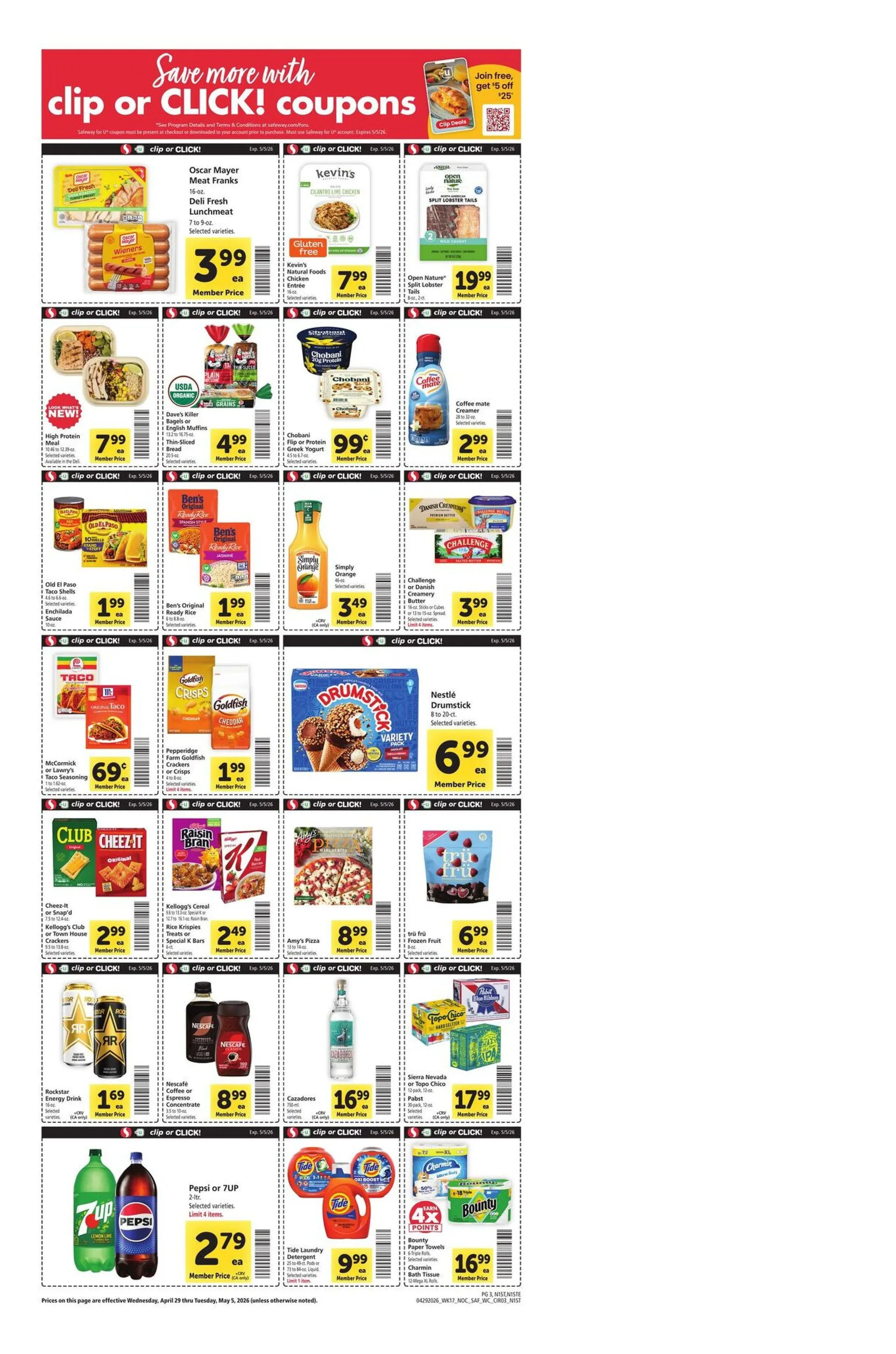 Safeway Sales from April 29 to May 5 2026 - flyer page 5