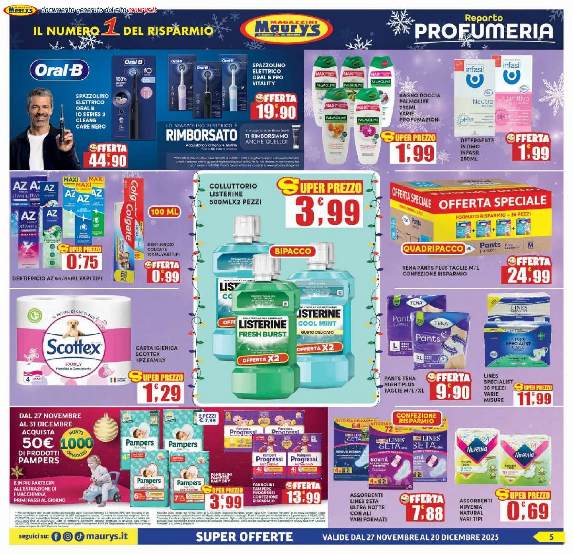 Maury's  Volantino da 27 novembre a 20 dicembre di 2025 - Pagina del volantino 5