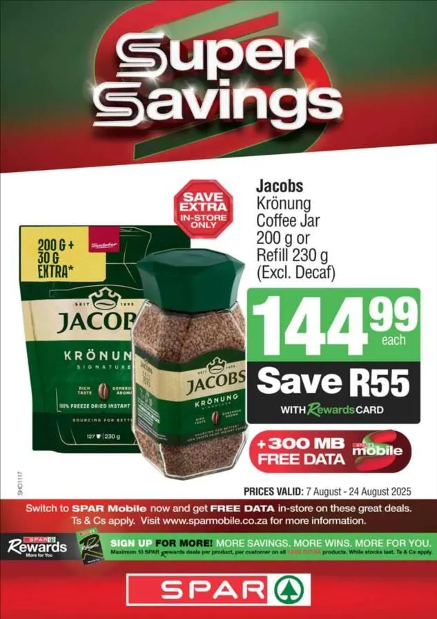 SPAR Sales from 7 August to 24 August 2025 - Catalogue Page 4