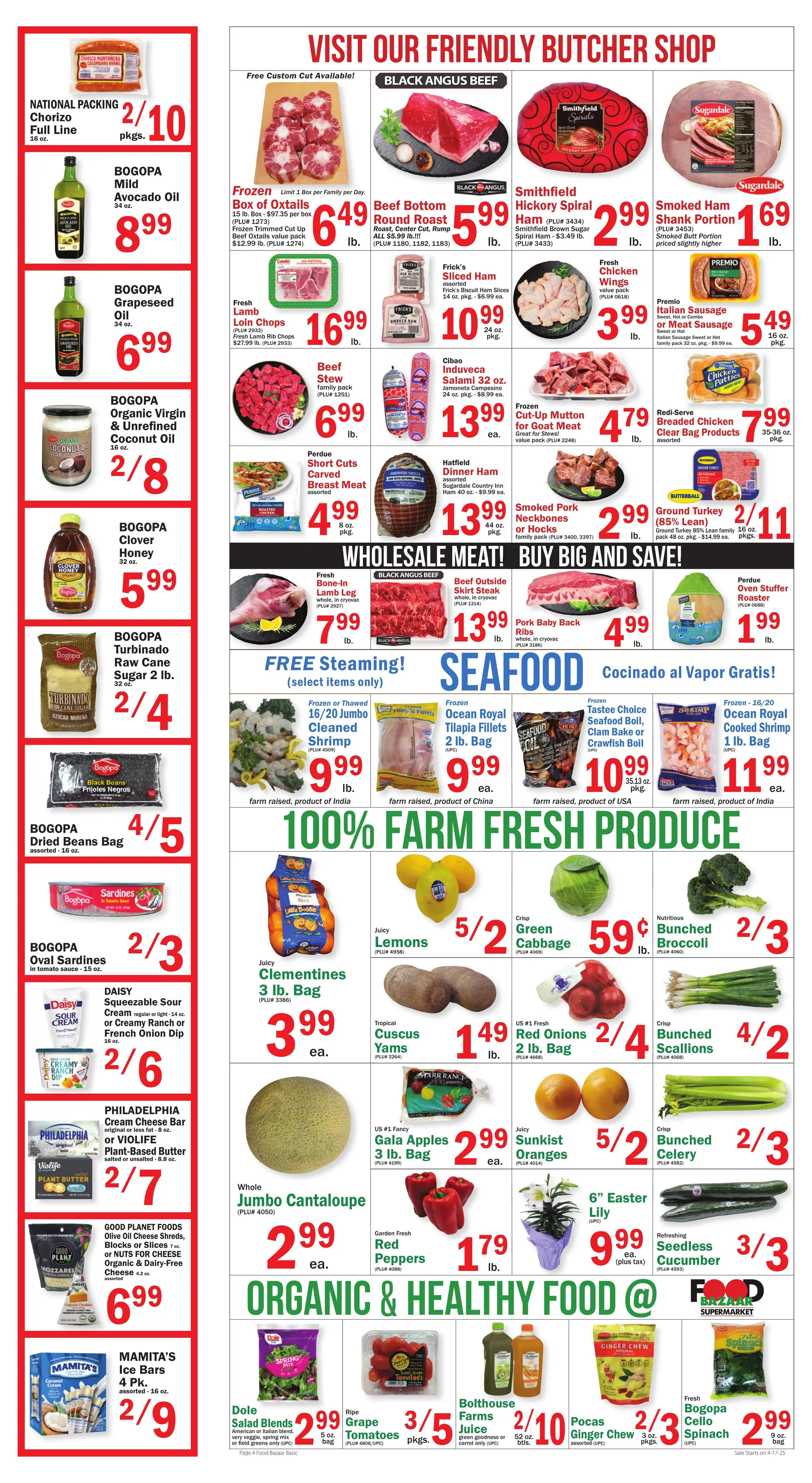 Weekly ad Food Bazaar Sales from April 17 to April 23 2025 - Page 4