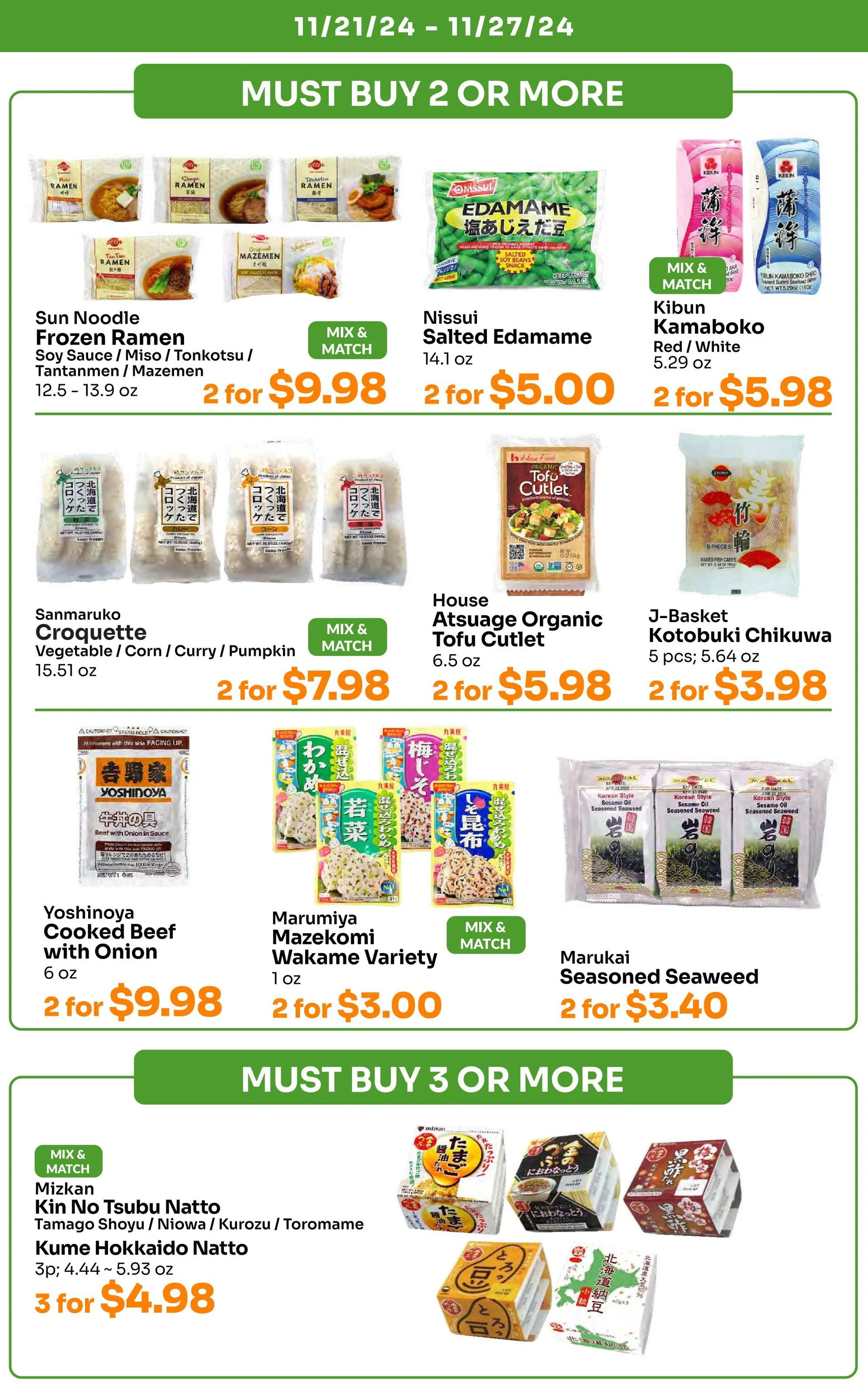 Weekly ad Tokyo Central Specialty Market Deals from November 21 to November 27 2024 - Page 5