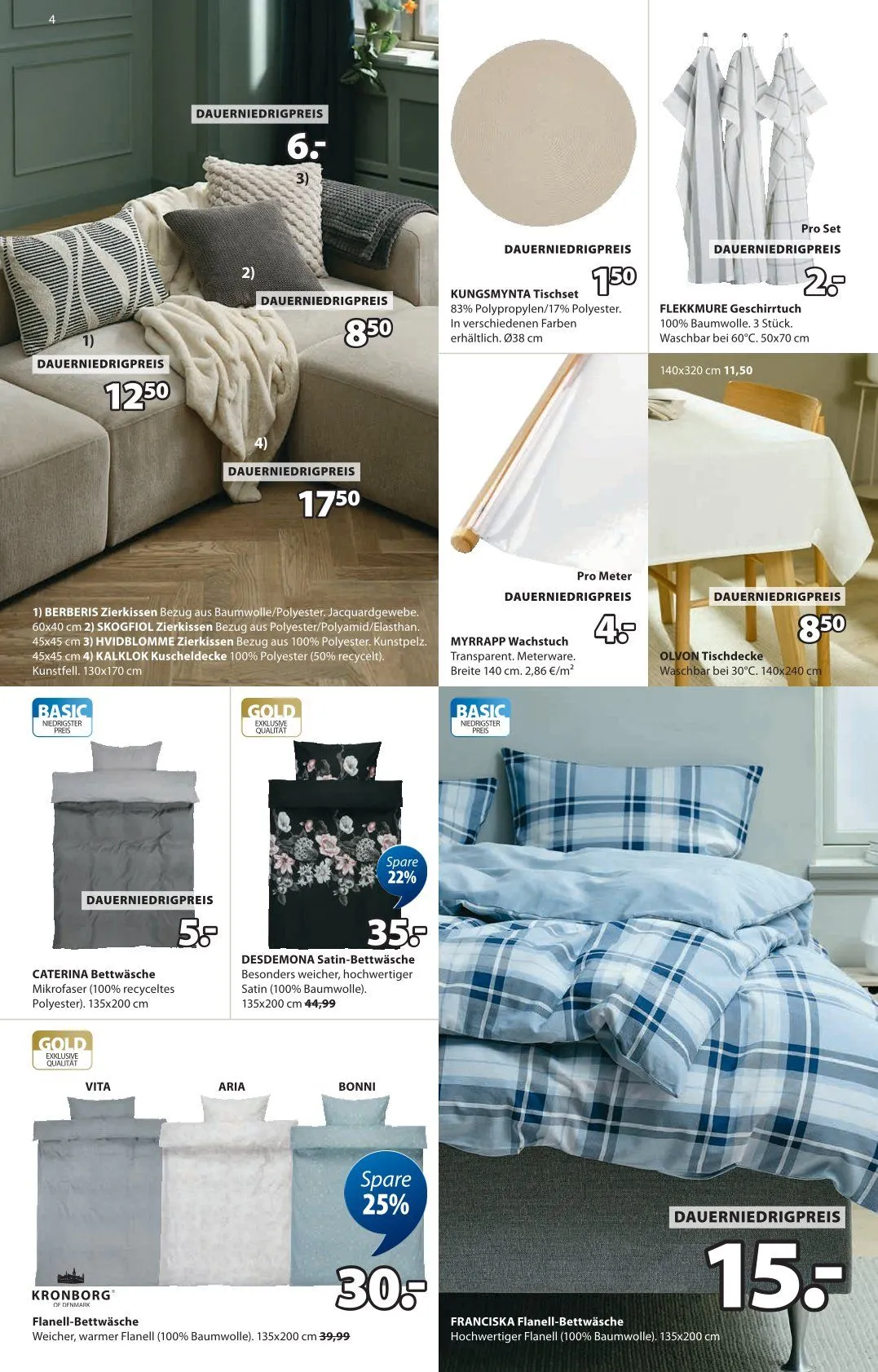 JYSK  Angebote von 19. Oktober bis 29. November 2025 - Prospekt seite 4