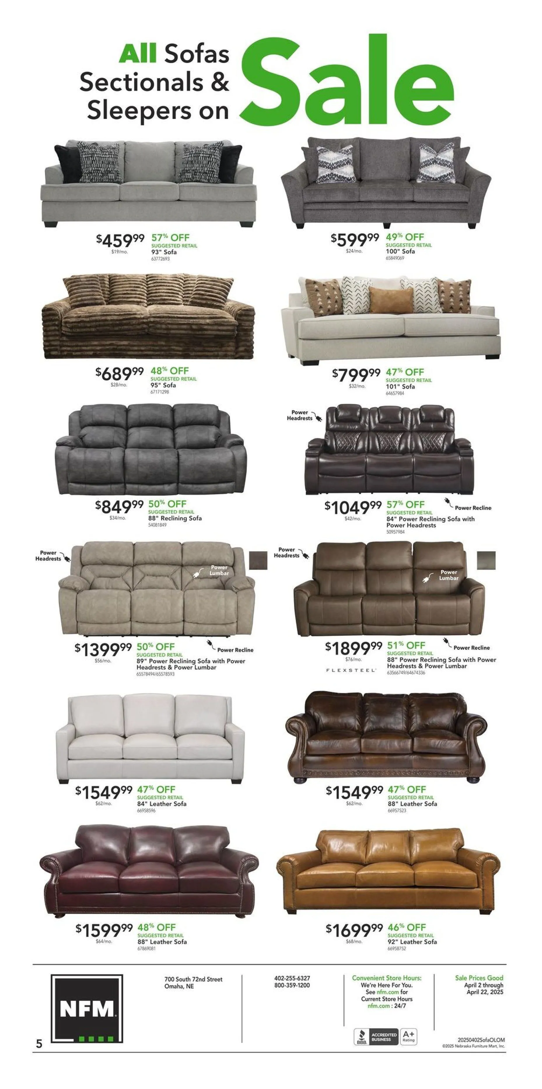 Weekly ad Nebraska Furniture Mart Catalog from April 2 to April 22 2025 - Page 5