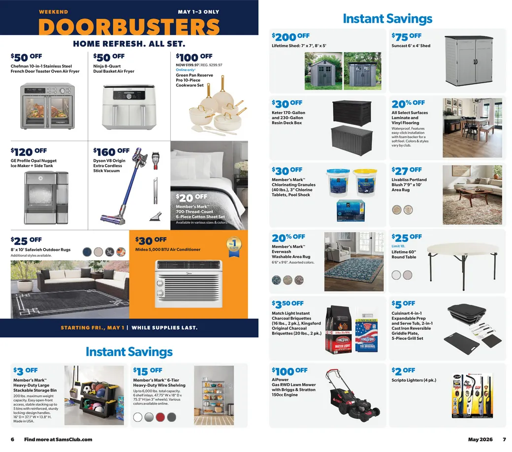 Weekly ad Sam ´s club Sales from April 1 to May 31 2026 - Page 5