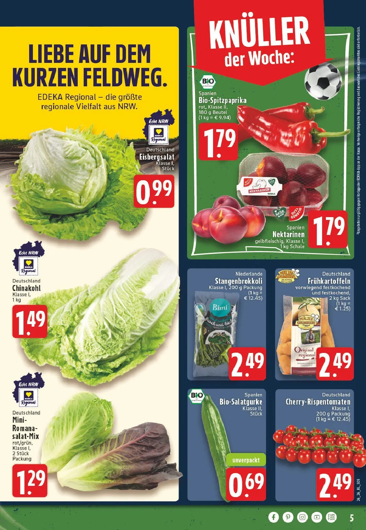 Edeka Angebote von 22. Juni bis 27. Juni 2026 - Prospekt seite 5