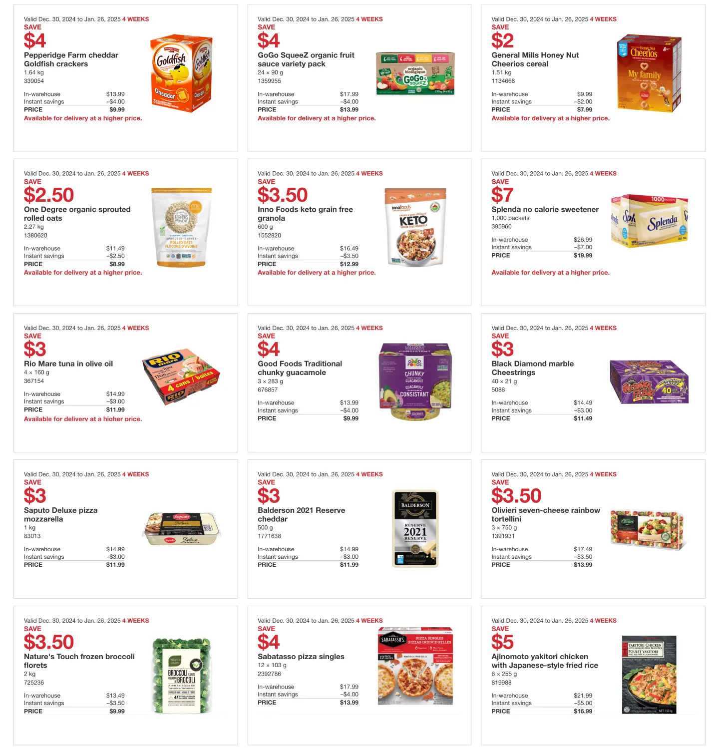 Costco Weekly deals! from January 7 to January 15 2025 - flyer page 4