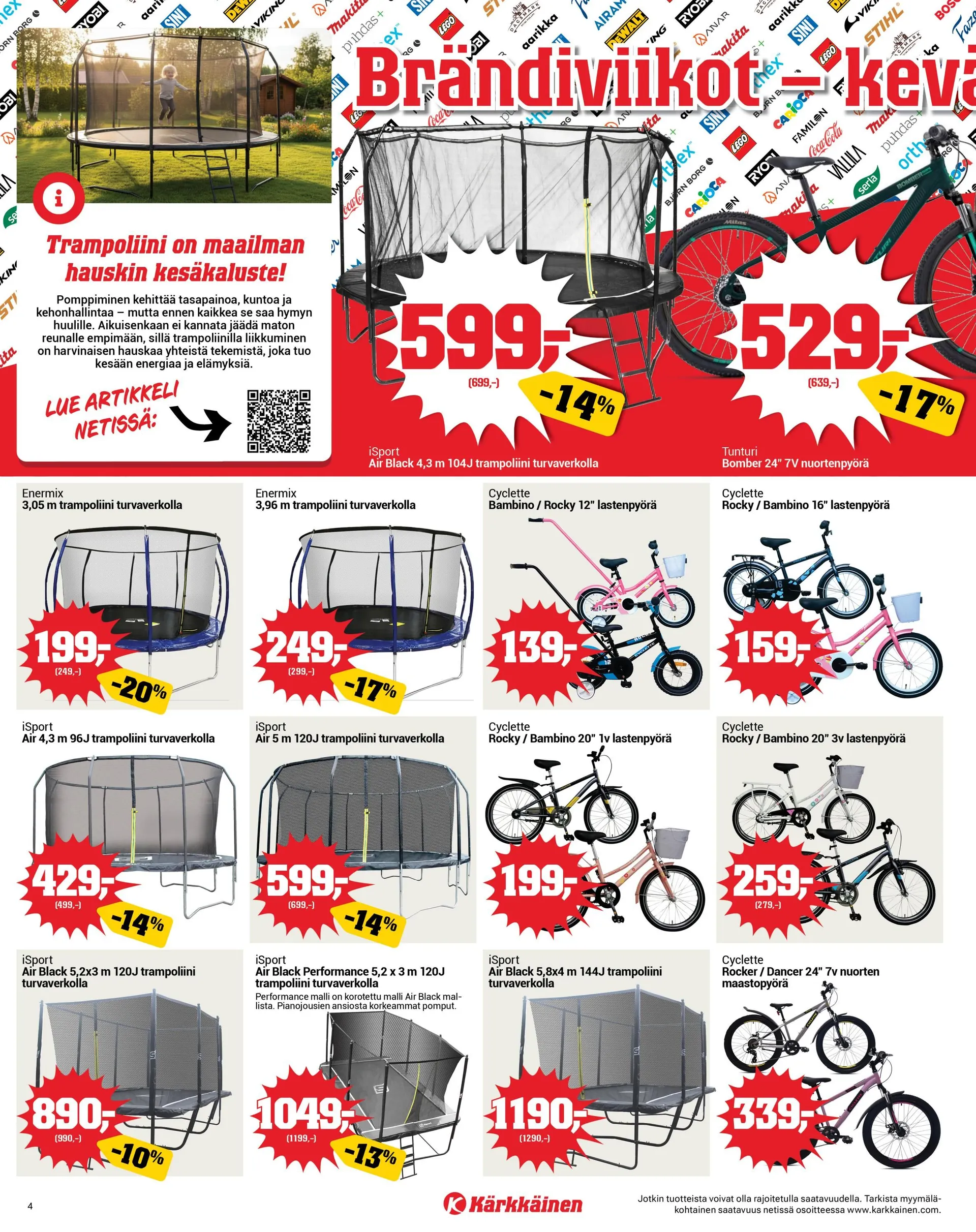  Kaupan Kärkkäinen uusimmat tarjoukset voimassa alkaen 1. maaliskuuta - 31. maaliskuuta 2026 - Tarjouslehti sivu 4