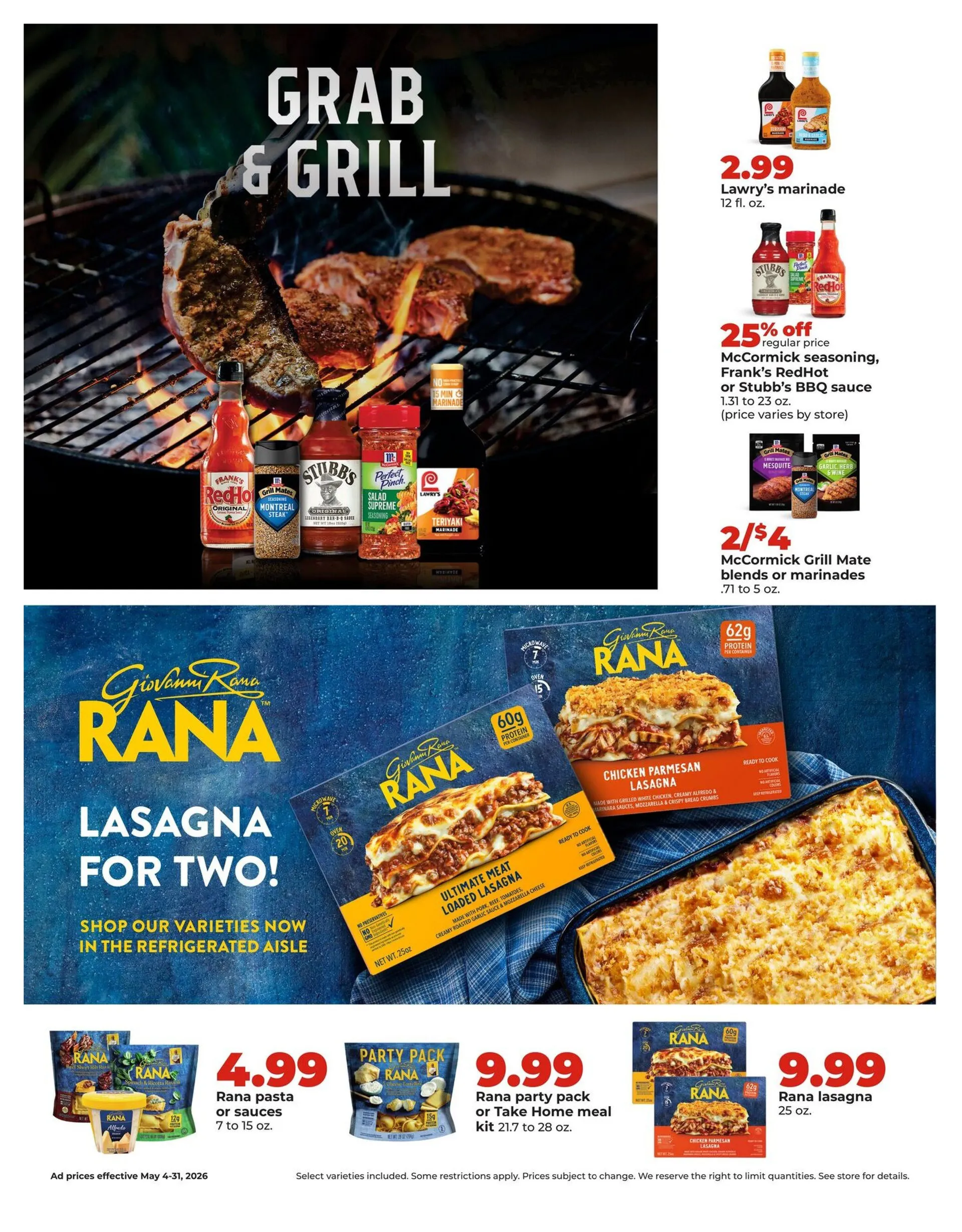 Weekly promotion HyVee weekly ads spanning from May 4 to May 31 2026 - Page 5 for Catalogue 365