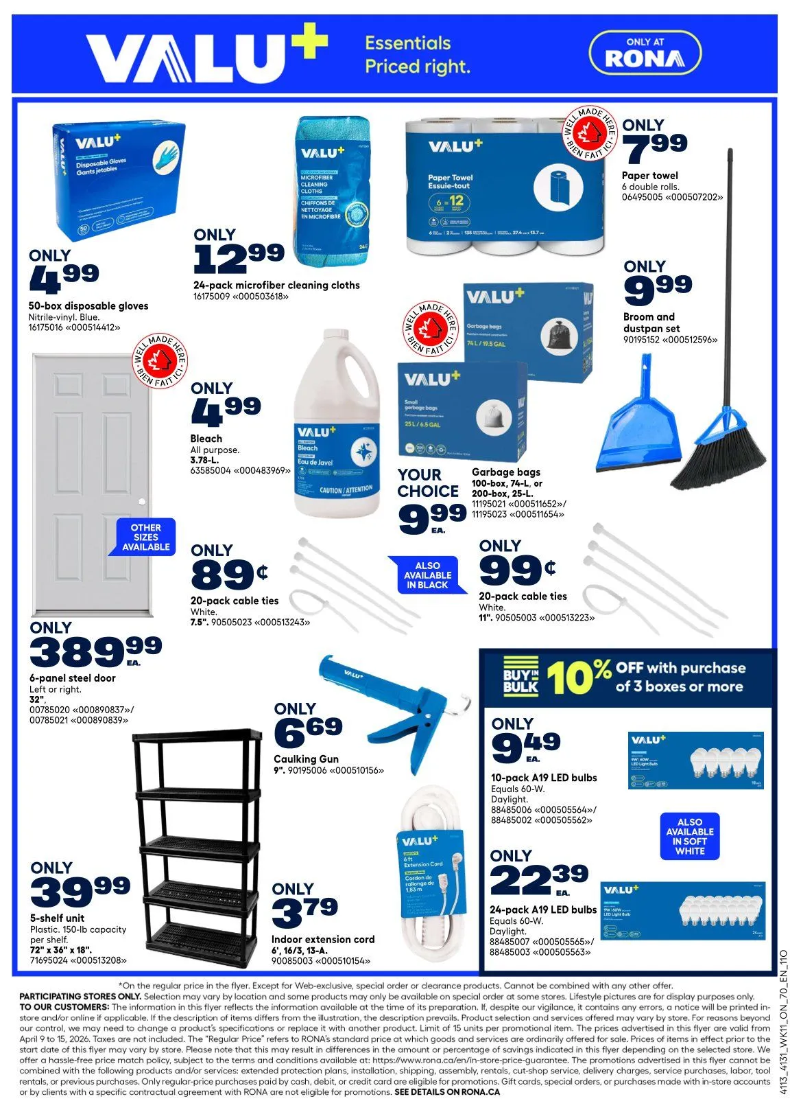 RONA Sales from April 9 to April 15 2026 - flyer page 5