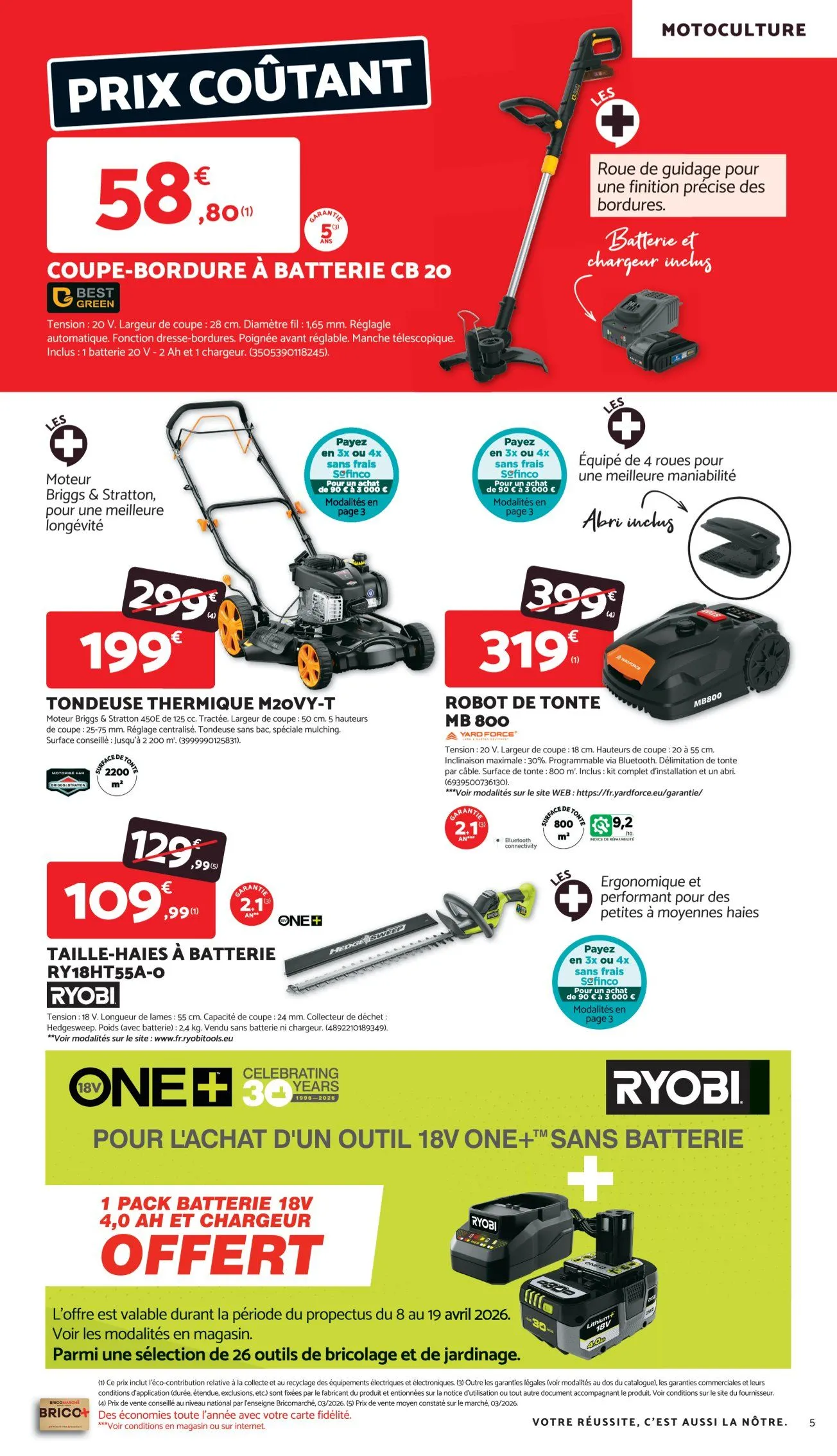  Catalogues Bricomarché du 8 avril au 18 avril 2026 - Catalogue page 5