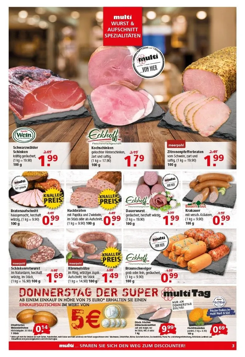 Multi Markt Angebote von 13. Juli bis 18. Juli 2026 - Prospekt seite 5