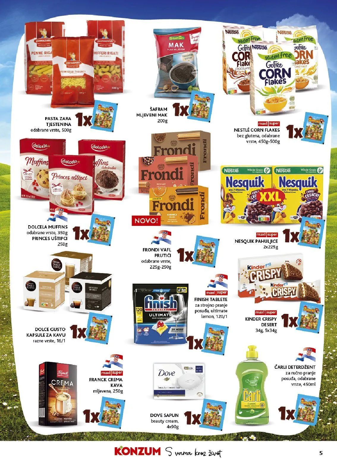 Katalog Konzum od 25. ožujka do 4. travnja 2026. - Pregled Stranica 5