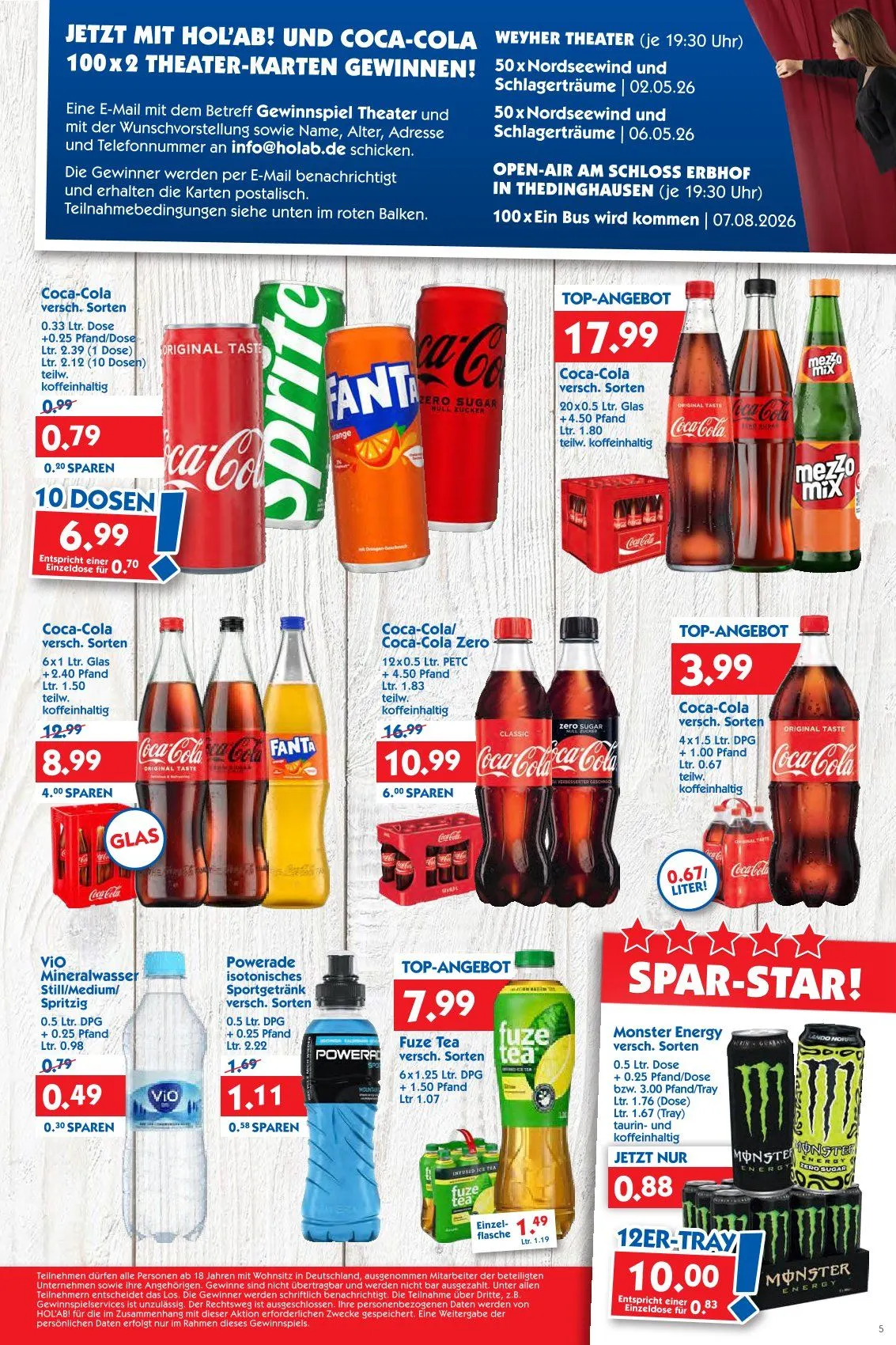  Hol'ab! Getränkemarkt Angebote von 7. April bis 11. April 2026 - Prospekt seite 5