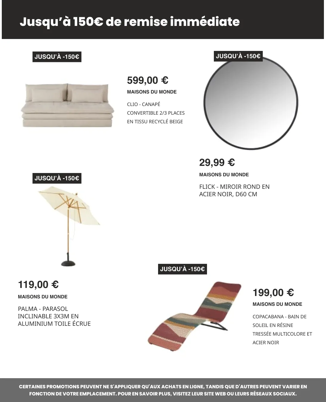 Catalogues Maisons du Monde du 27 mai au 10 juin 2026 - Catalogue page 5