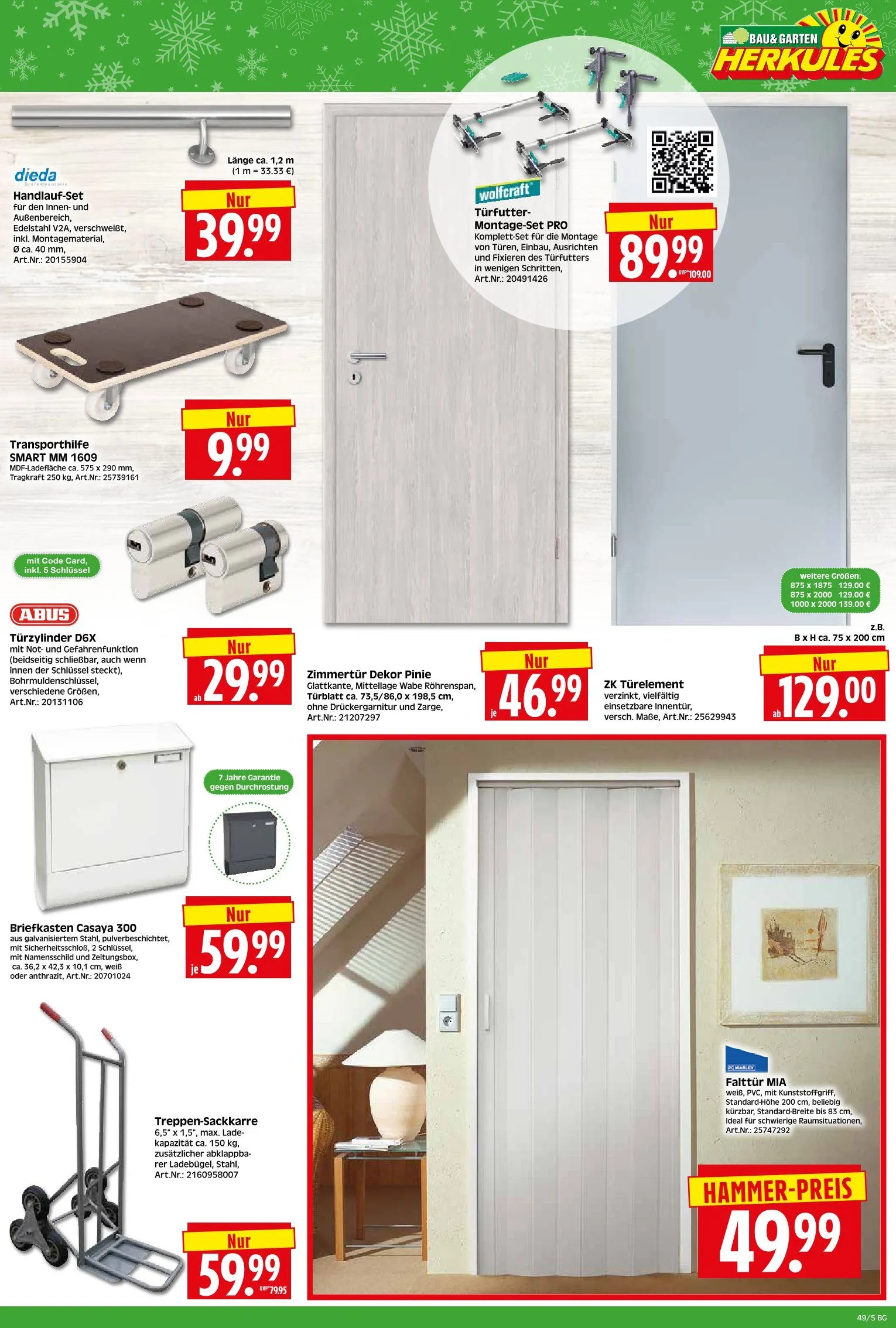 Herkules Baumarkt Angebote von 1. Dezember bis 6. Dezember 2025 - Prospekt seite 5