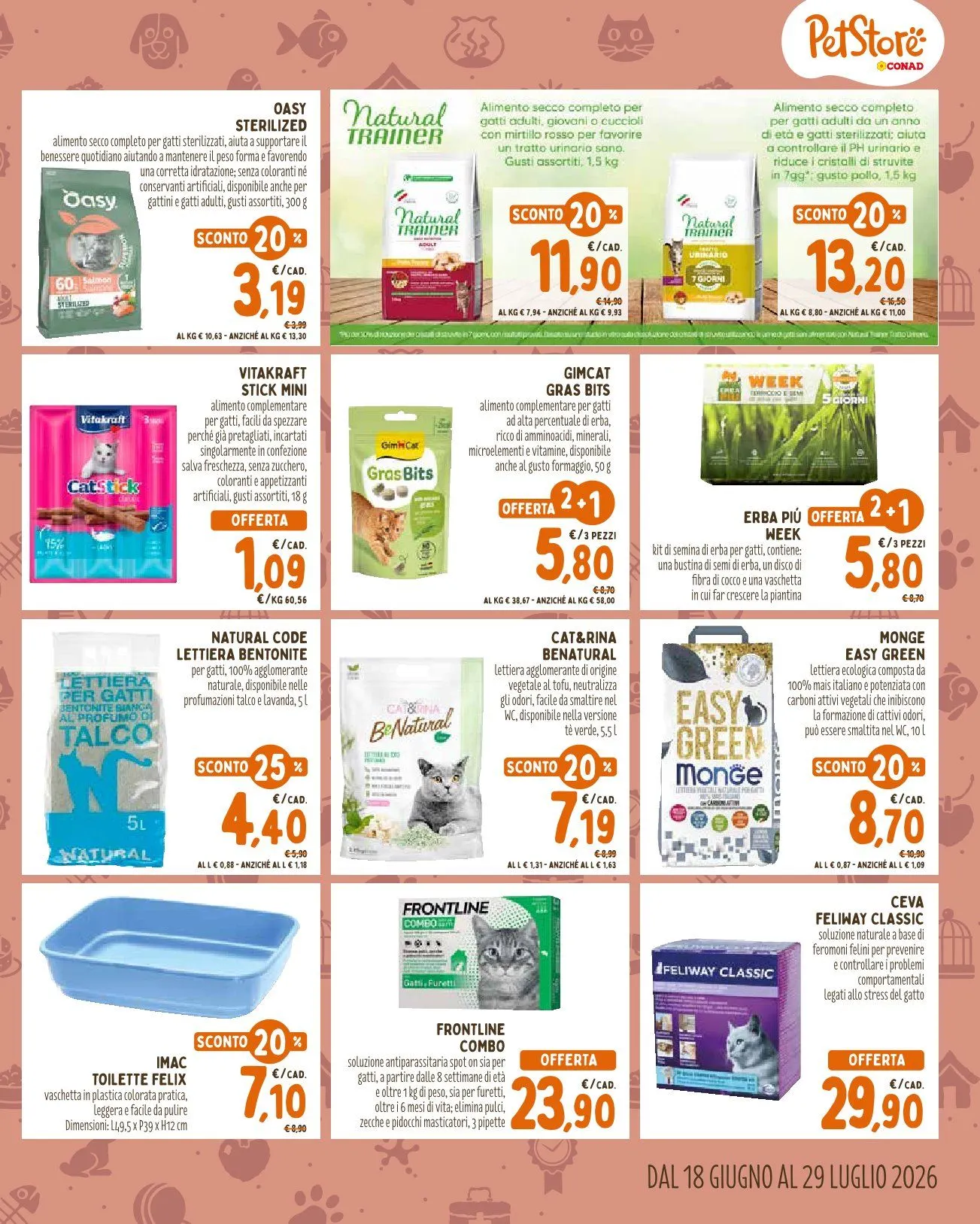 Volantini Pet Store Conad da 18 giugno a 29 luglio di 2026 - Pagina del volantino 5