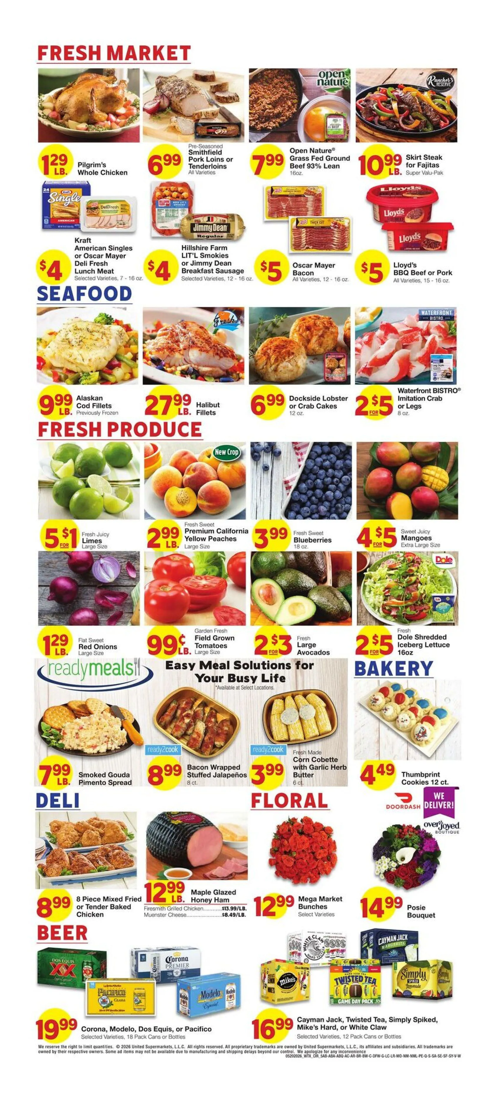 Weekly promotion  United Supermarkets Sales spanning from May 22 to May 26 2026 - Page 5 for Catalogue 365