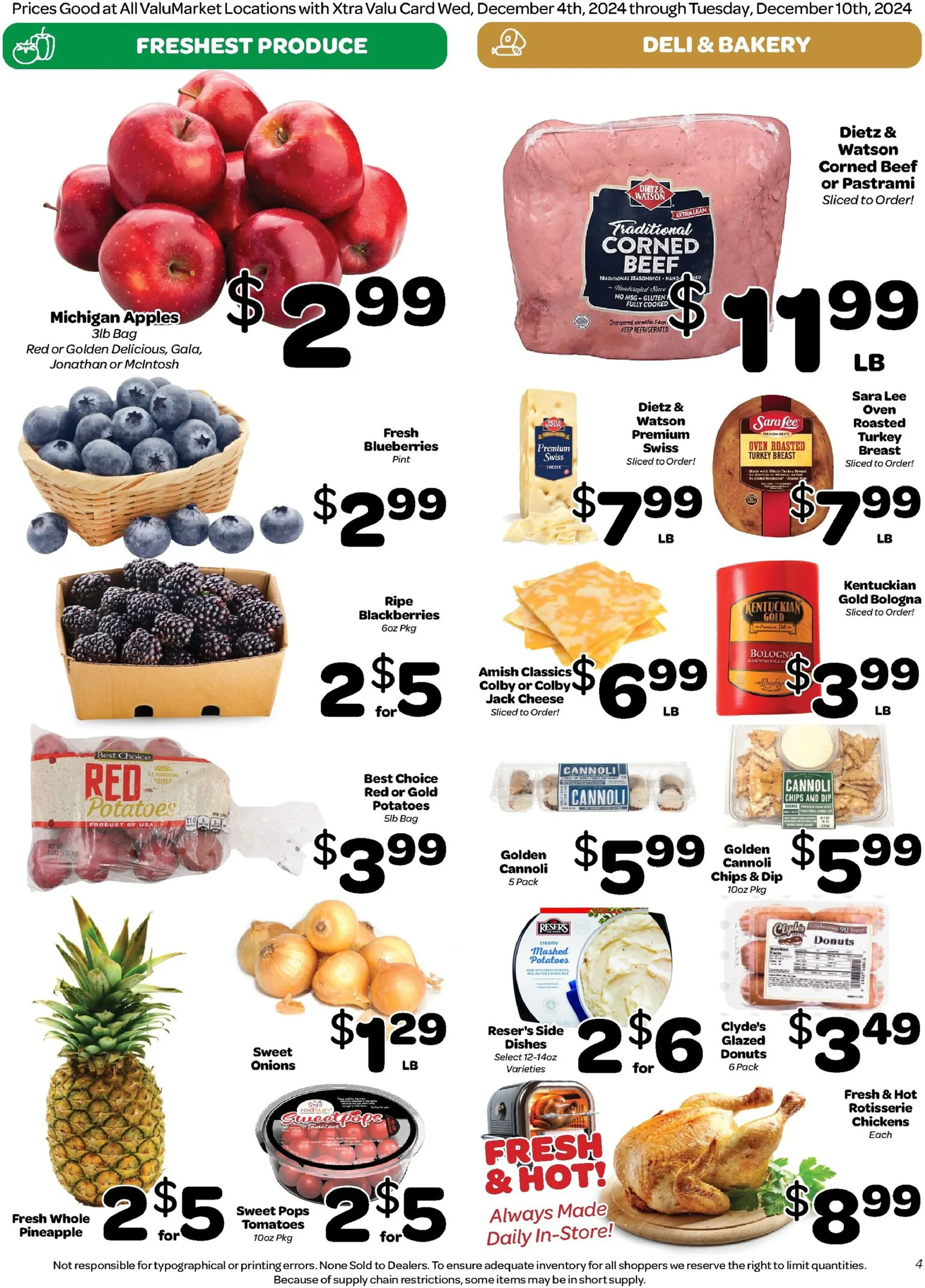 Weekly ad ValuMarket's Weekly Ad from December 4 to December 10 2024 - Page 4