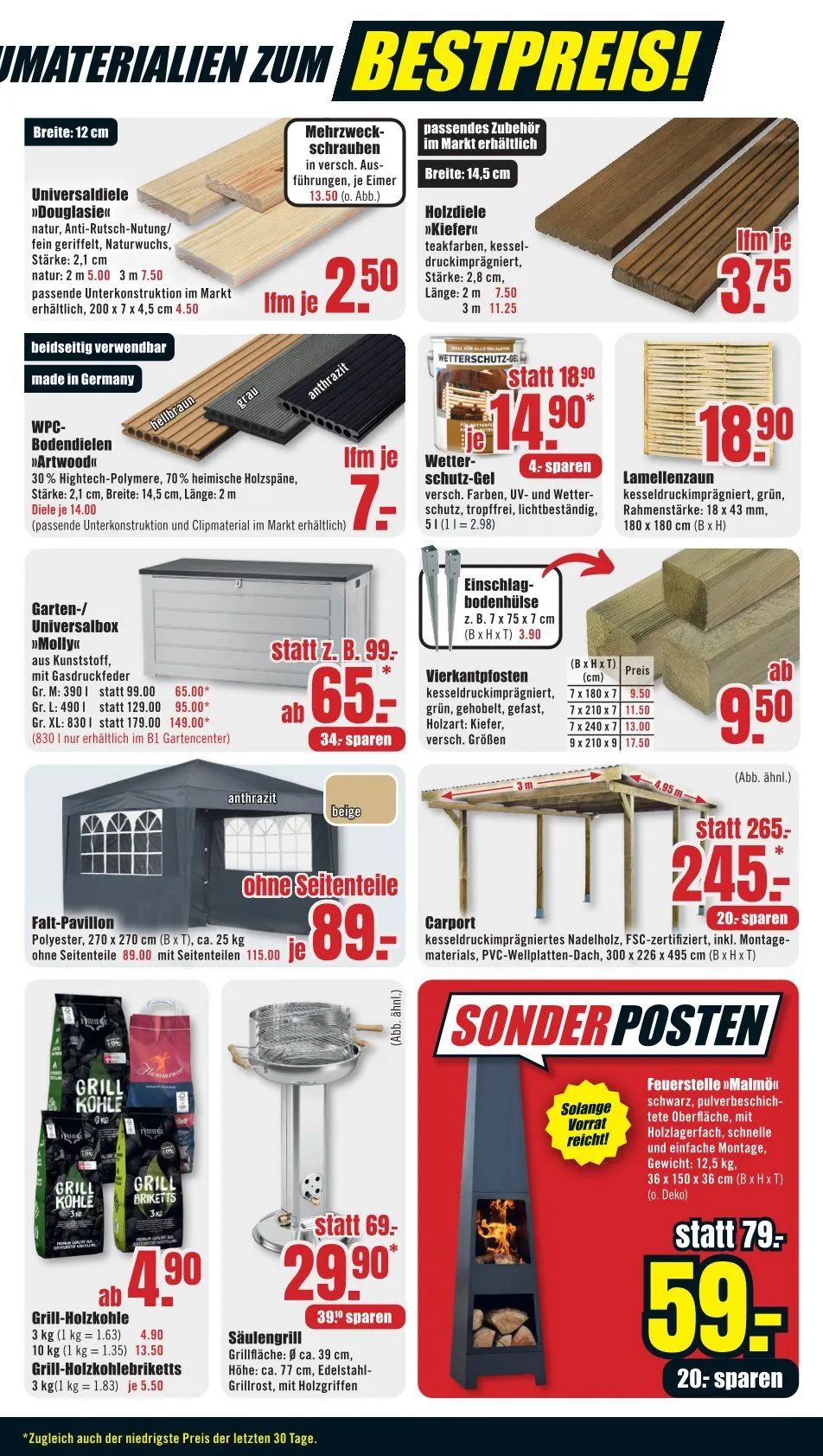 B1 Discount Baumarkt Prospekte von 30. August bis 9. September 2025 - Prospekt seite 5