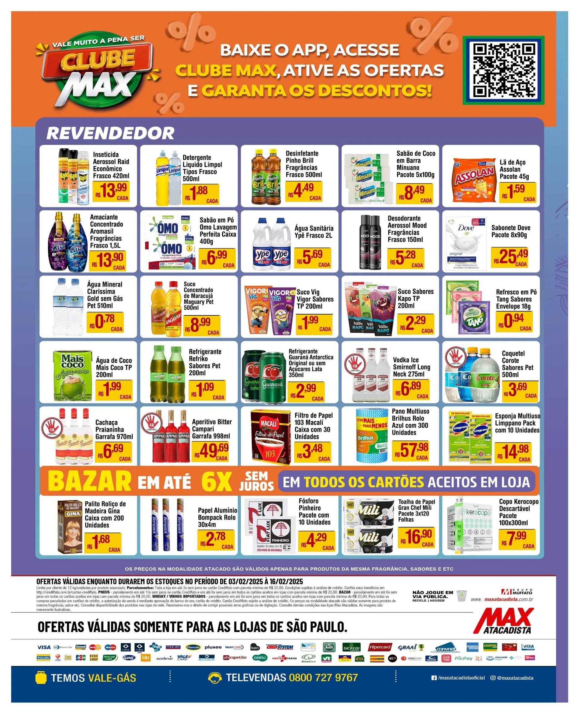 Encarte de Catálogo: Max Atacadista 3 de fevereiro até 16 de fevereiro 2025 - Pagina 4