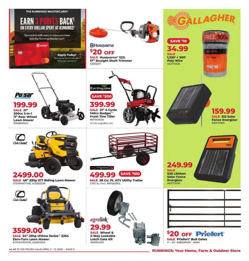 Weekly promotion Runnings Sales spanning from April 2 to April 12 2026 - Page 5 for Catalogue 365