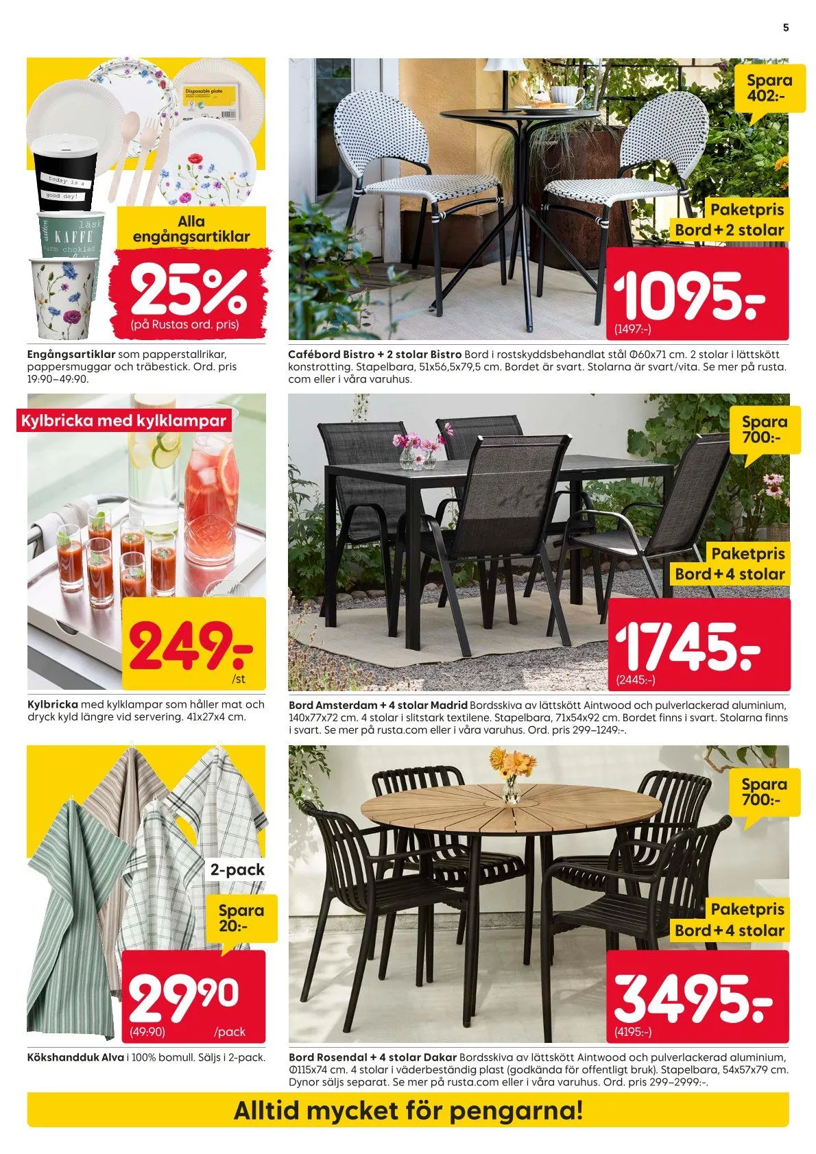 Rusta erbjudanden från 1 juni till 6 juni 2026 - Reklamblad sidor 5