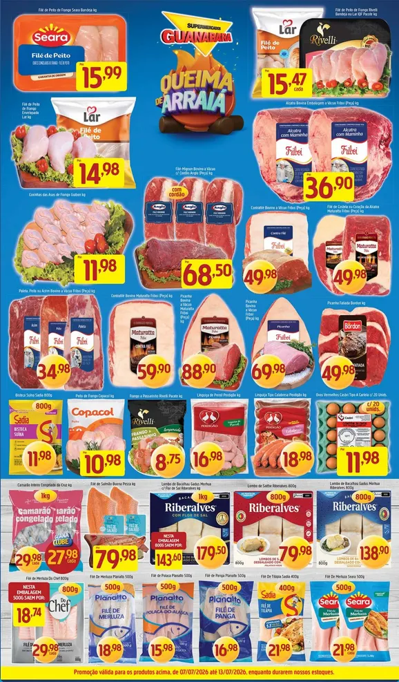 Encarte de Folhetos Supermercados Guanabara  7 de julho até 13 de julho 2026 - Pagina 5