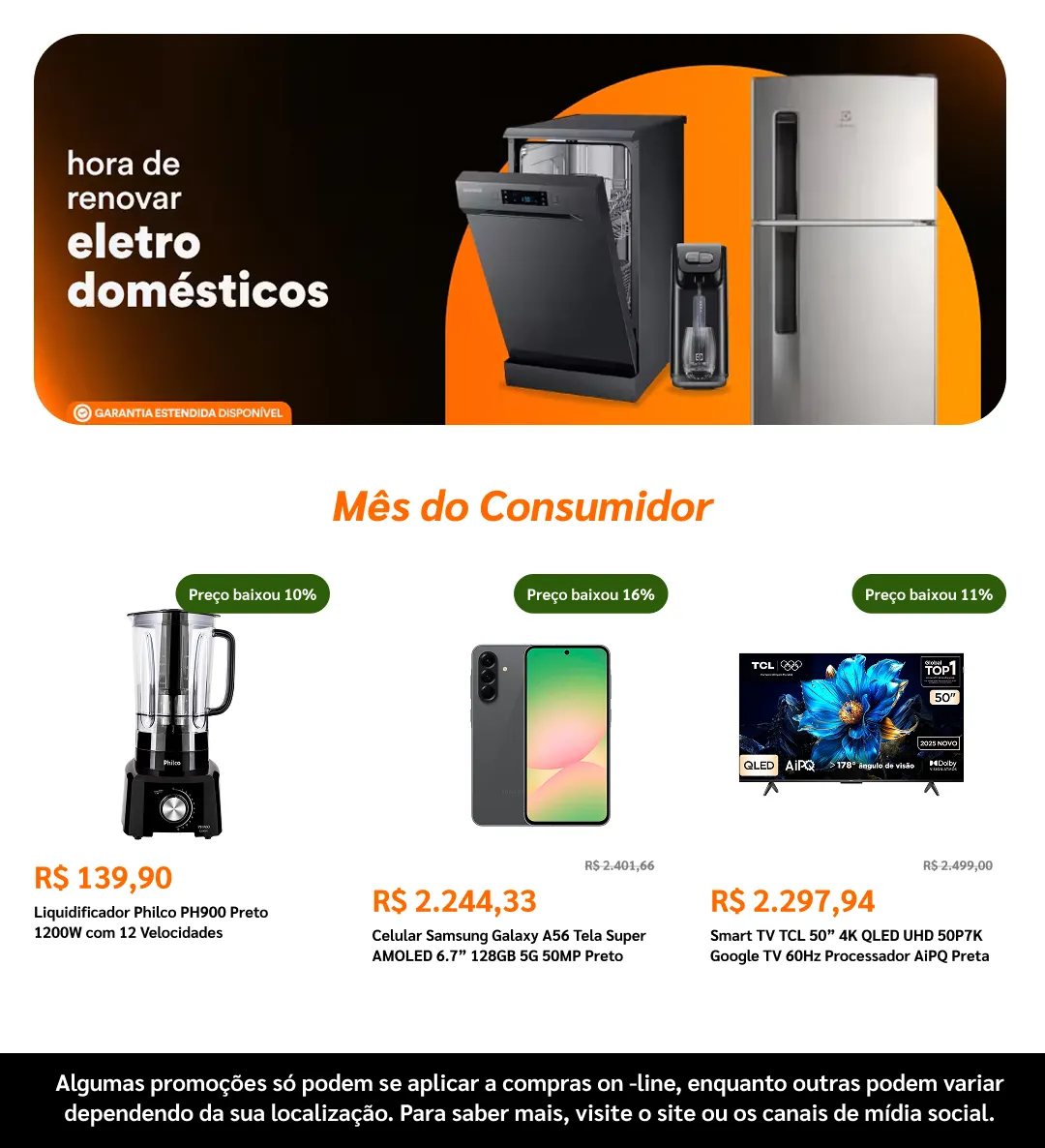 Encarte de Ponto Frio 25 de março até 10 de abril 2026 - Pagina 5