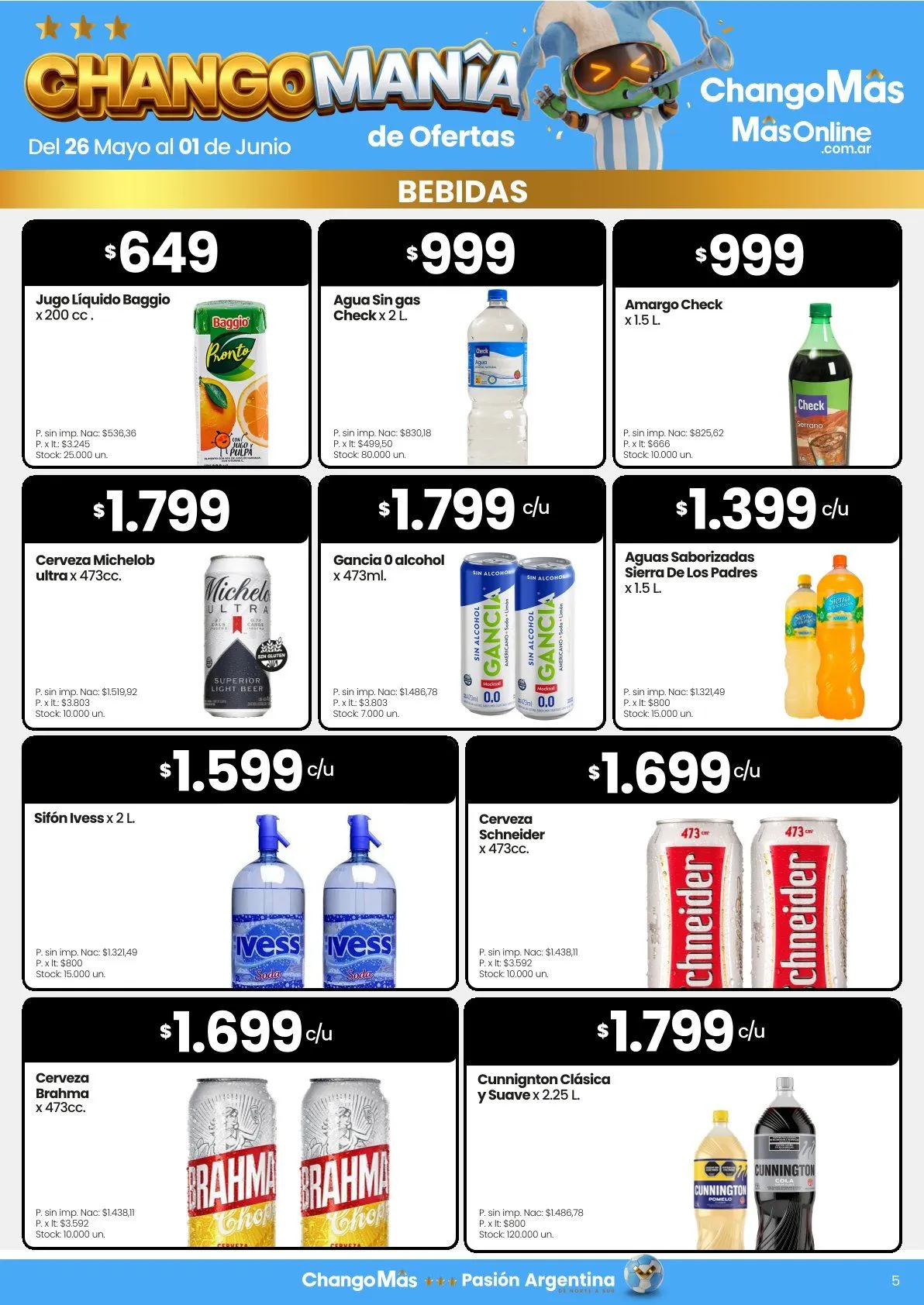 Ofertas de Changomas Ofertas 26 de mayo al 1 de junio 2026 - Página 5 del catálogo