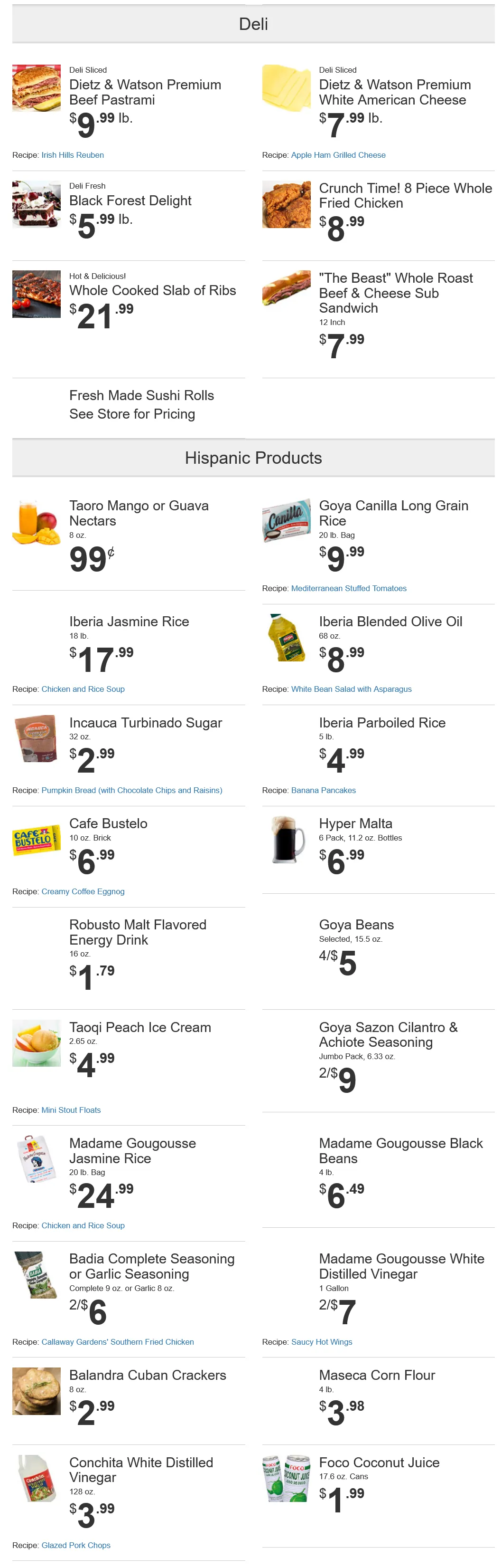 Weekly ad Rowe's IGA Supermarkets Sales from July 8 to July 14 2026 - Page 6